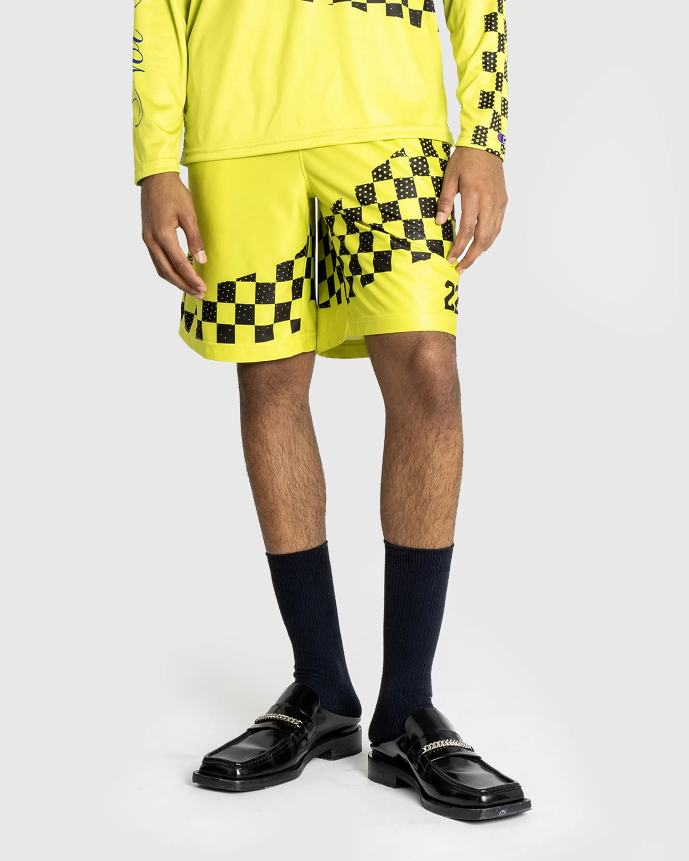 Best Sale Champion Abidjan Shorts /Black yellow