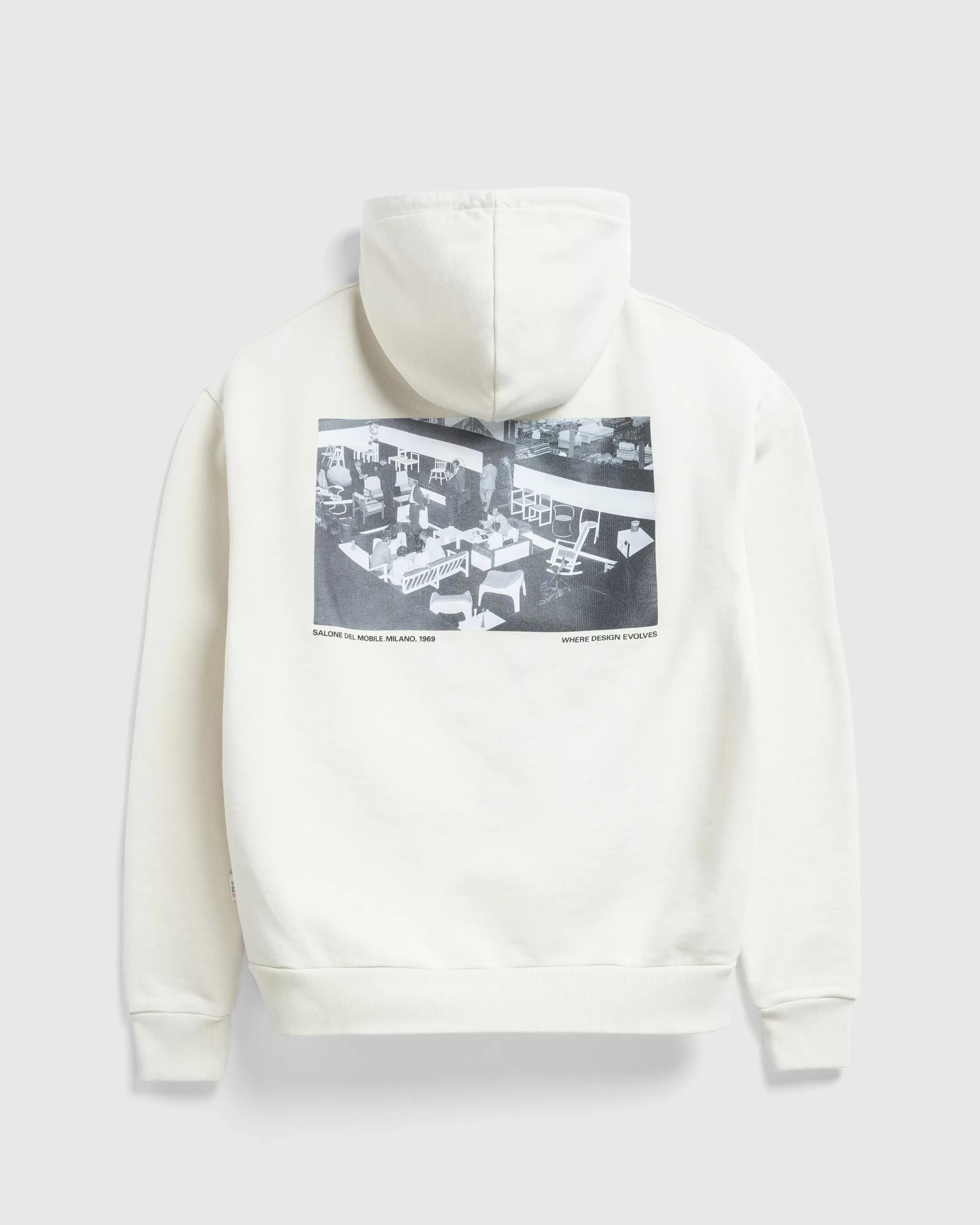 Shop Highsnobiety Archival Hoodie Eggshell beige