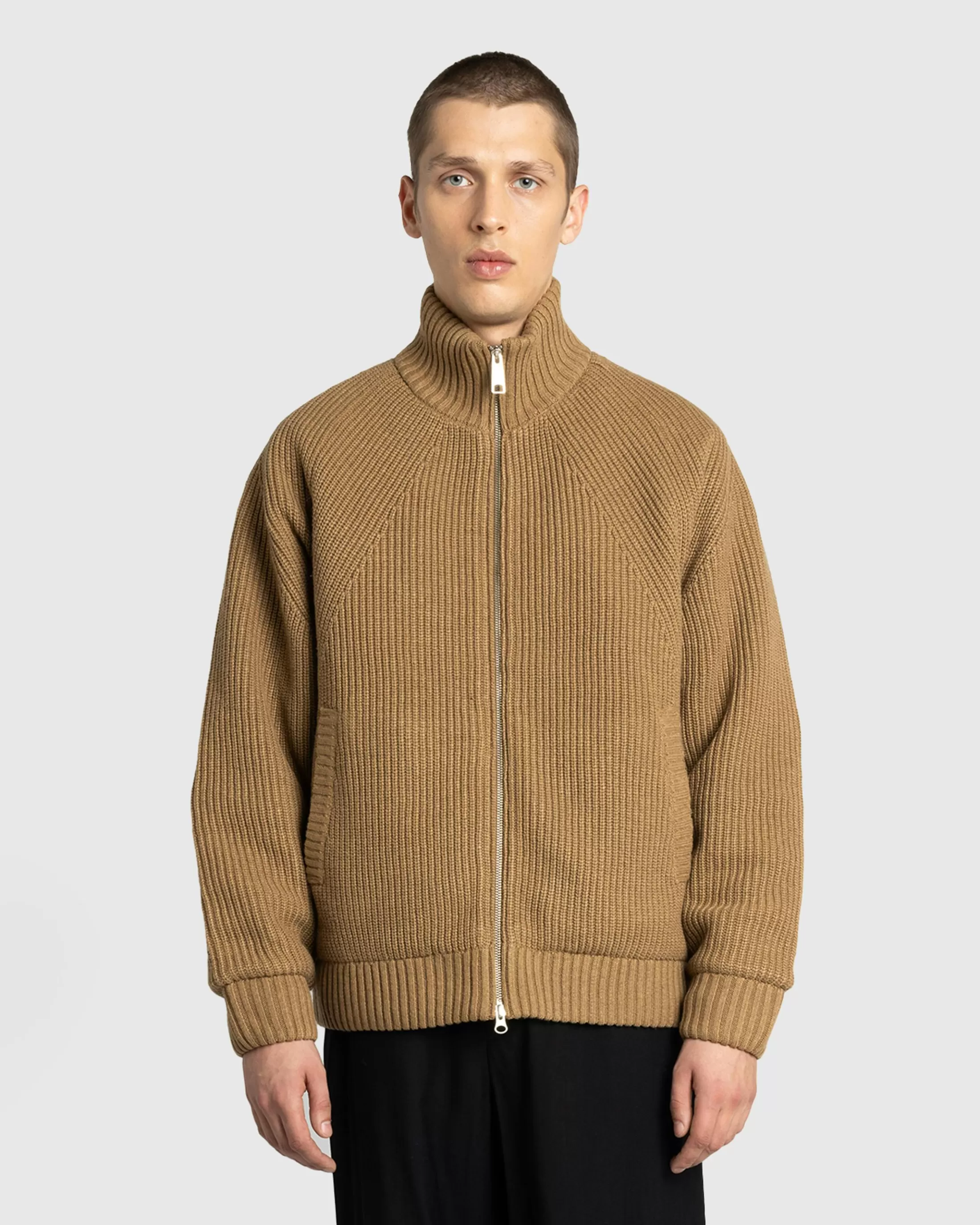 Best Sale Carhartt WIP Banley Sweater Jacket peanut