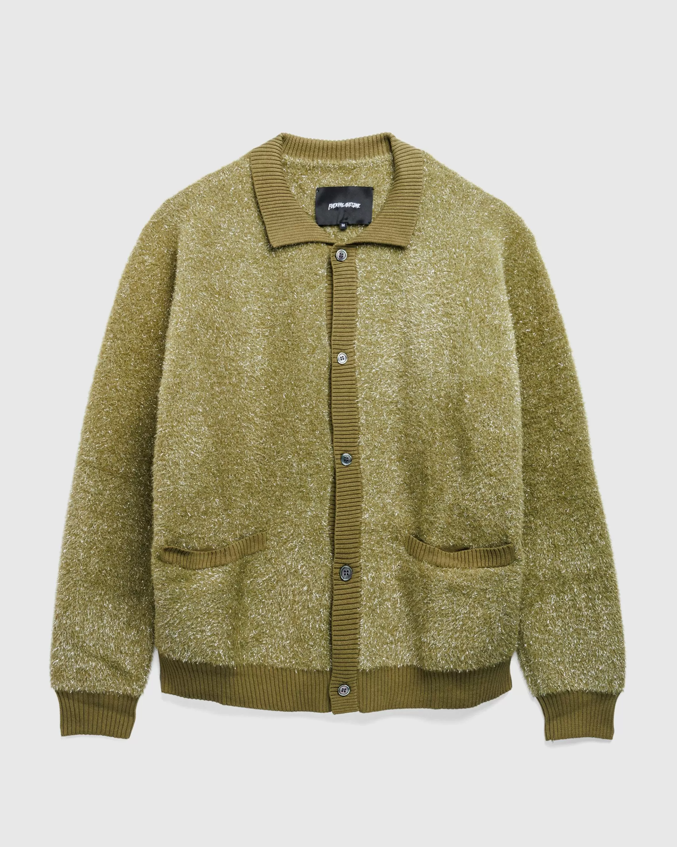 Best Fucking Awesome Big Night Out Cardigan olive/glitter