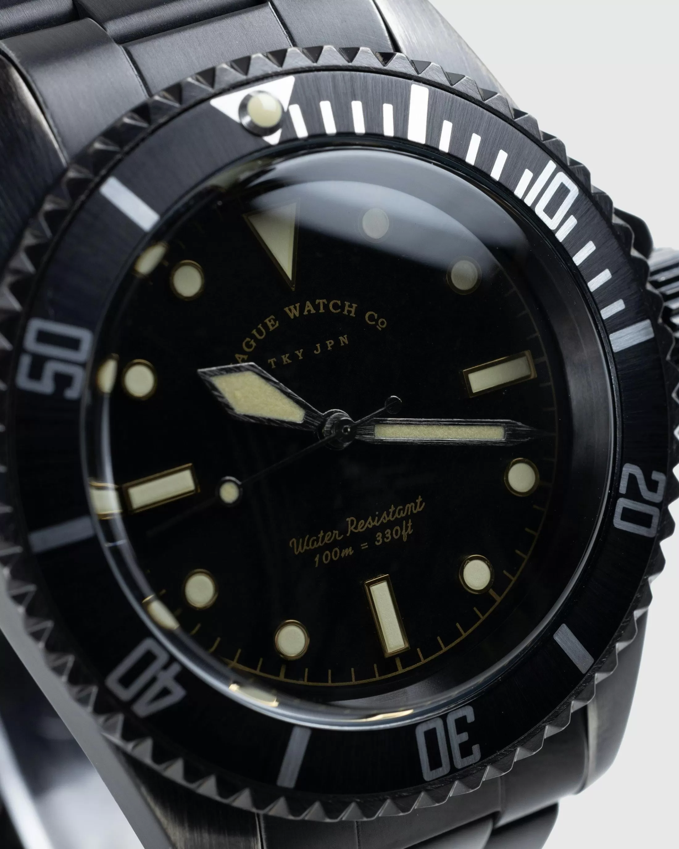 Best Vague Watch Co. Sub Steel black