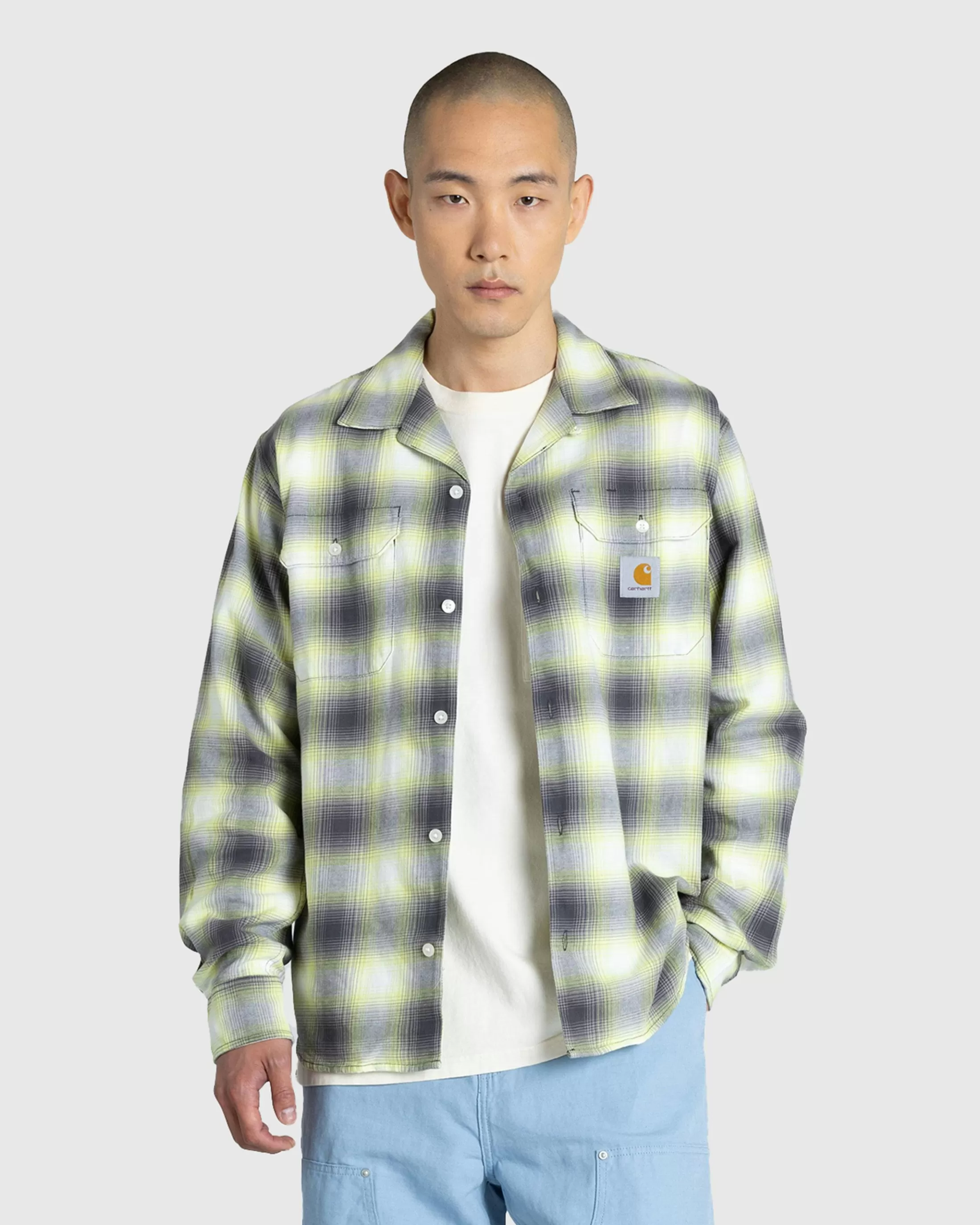 Flash Sale Carhartt WIP Blanchard Check Shirt Arctic Lime blanchardcheck,arcticlime