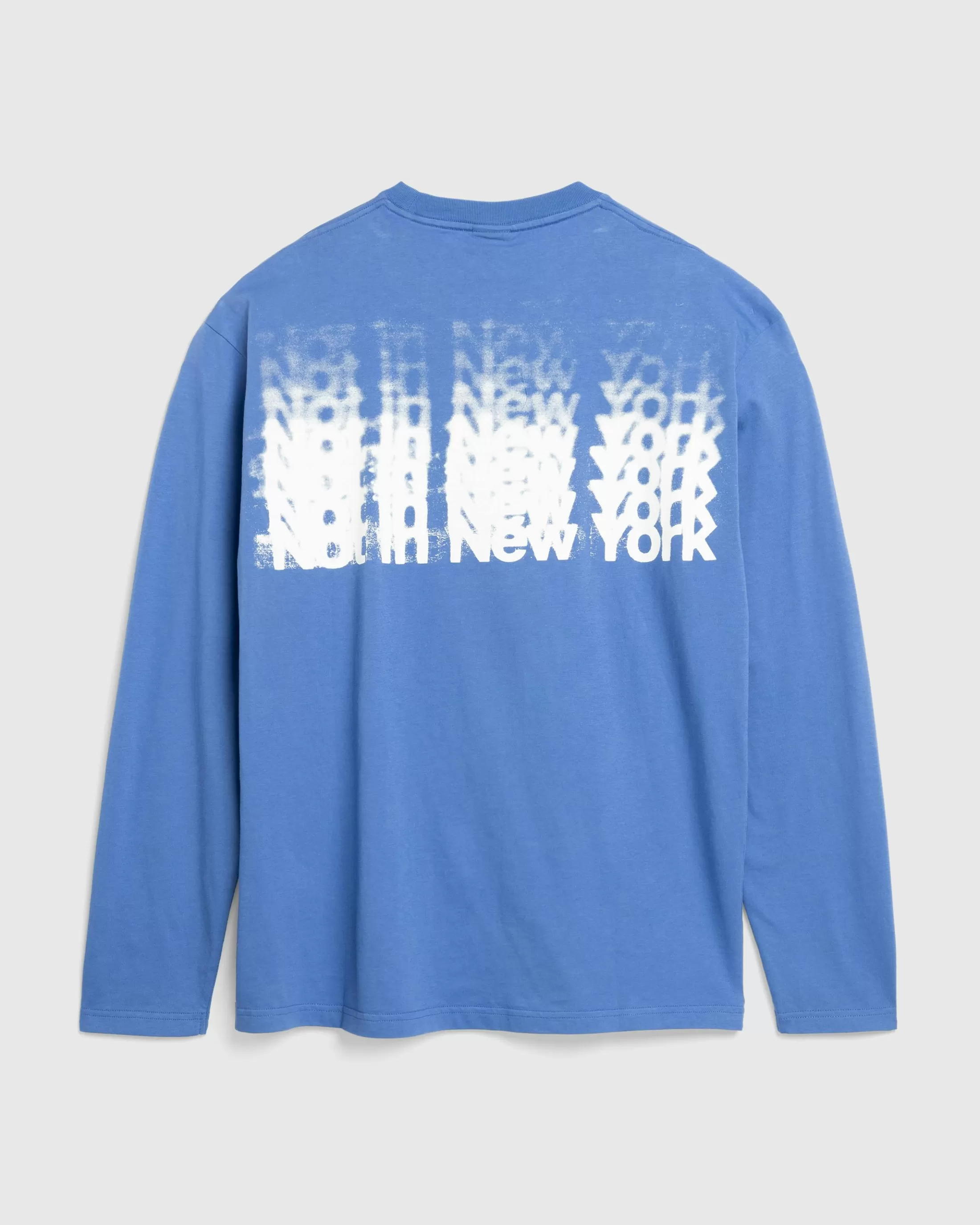 Outlet Highsnobiety Blur Long-Sleeve T-Shirt blue