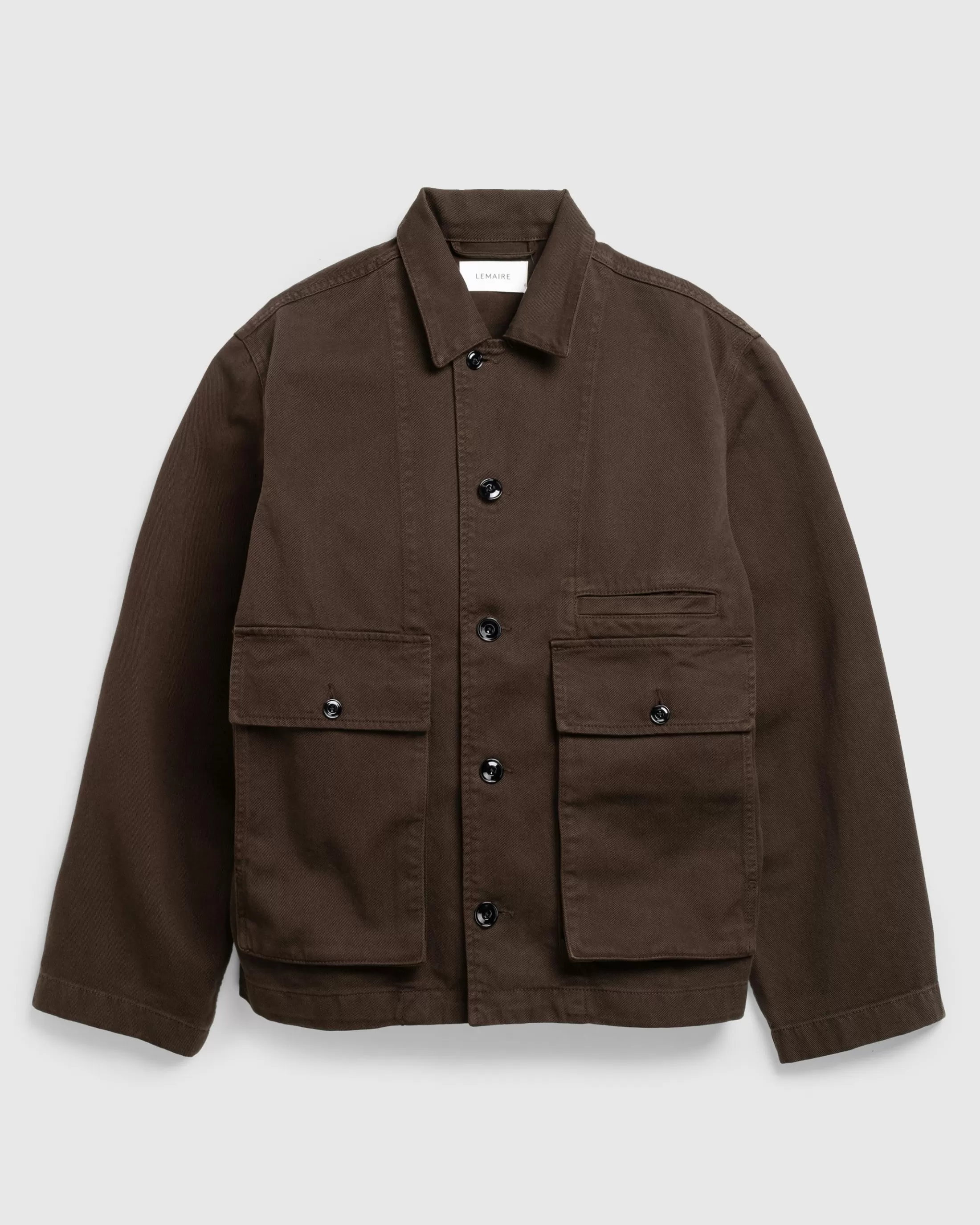 Store Lemaire Boxy Jacket espresso