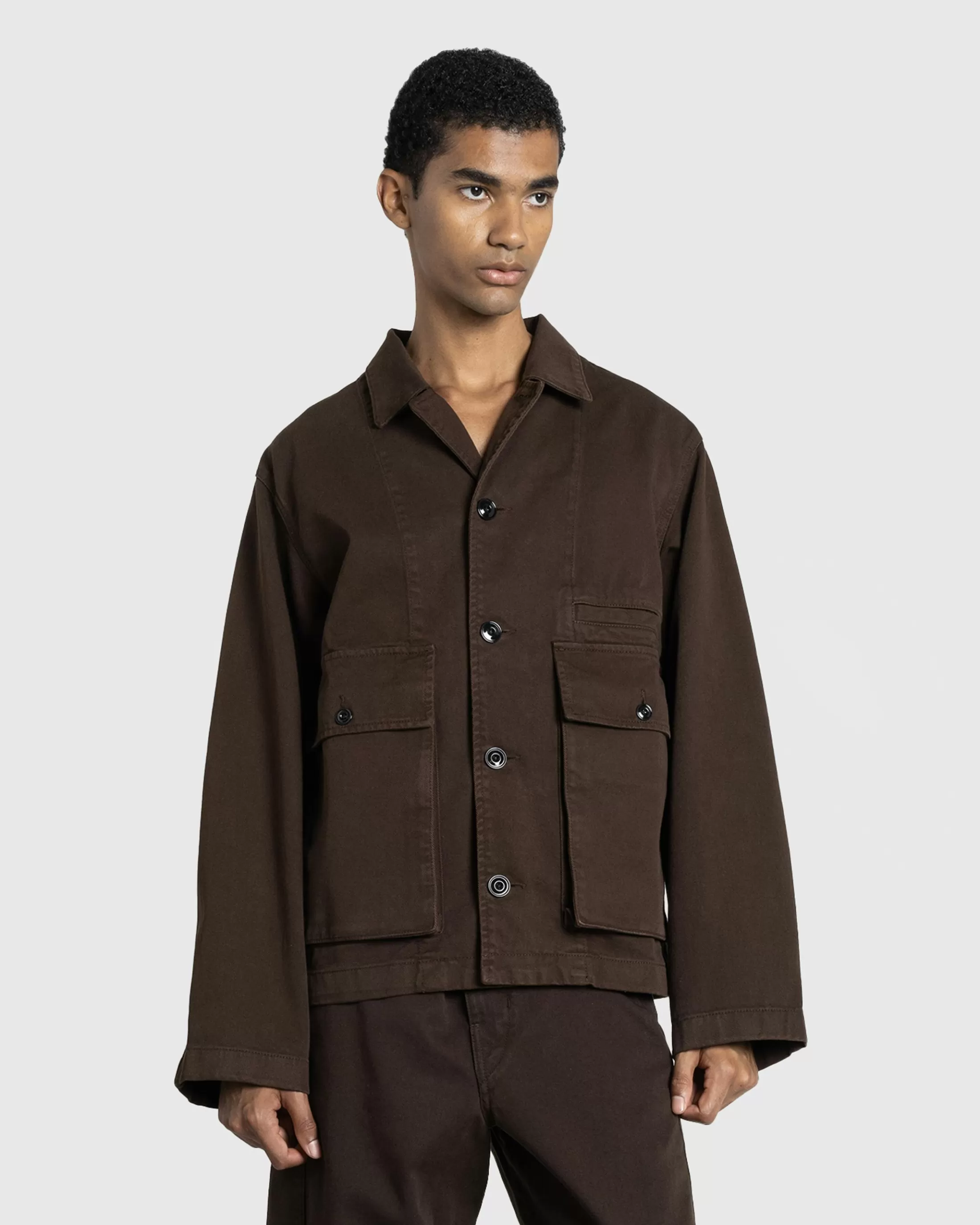 Store Lemaire Boxy Jacket espresso