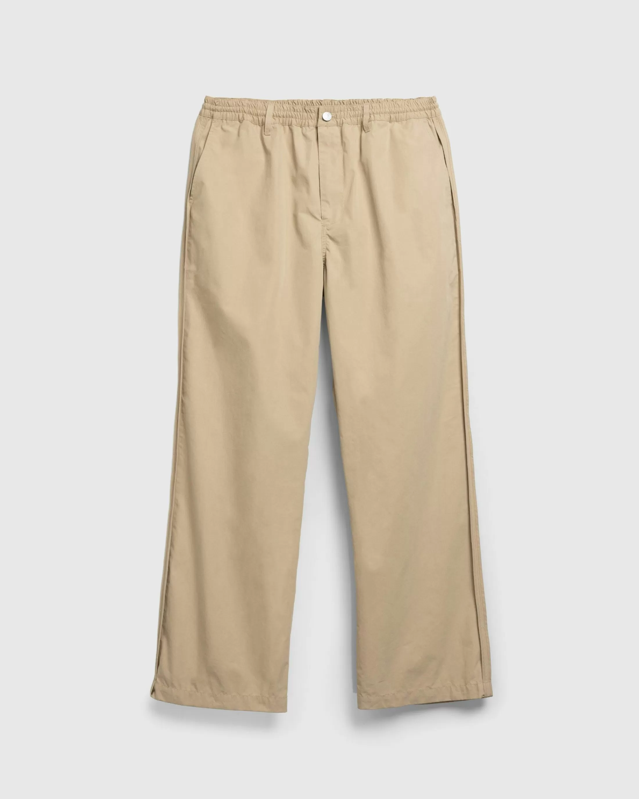 Outlet Highsnobiety HS05 Brushed Reverse Piping Trouser beige