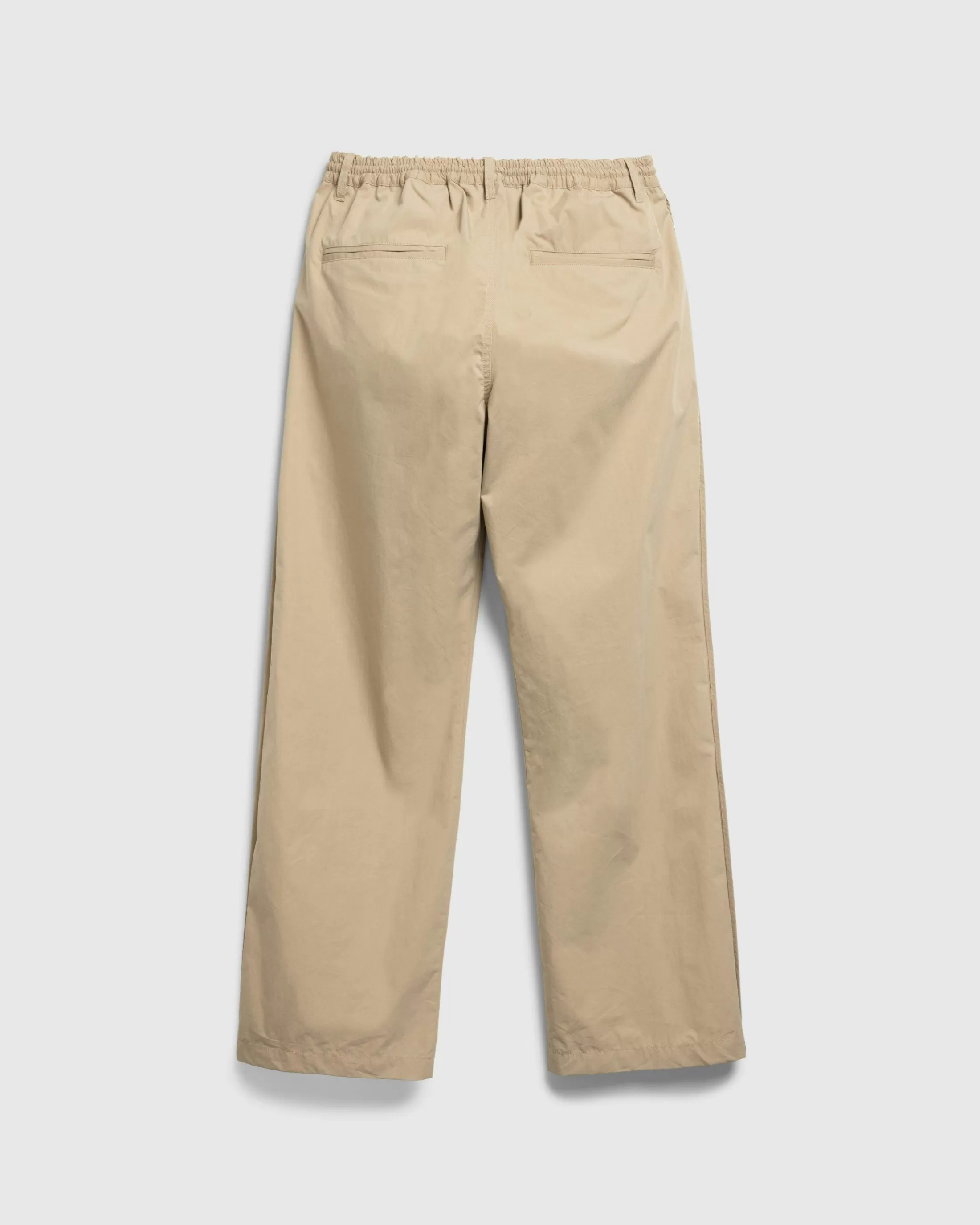 Outlet Highsnobiety HS05 Brushed Reverse Piping Trouser beige