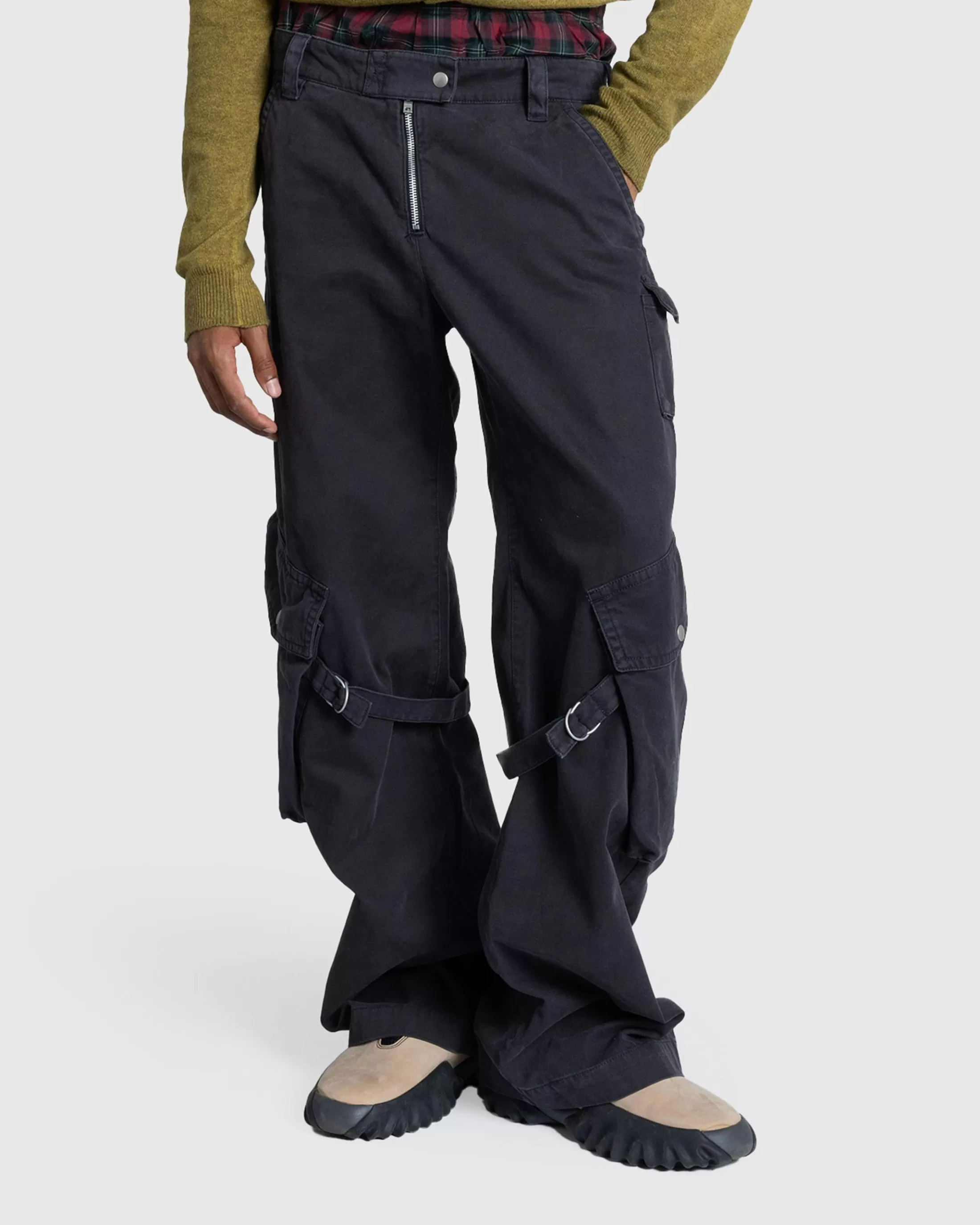 Sale Acne Studios Cargo Trousers Charcoal Grey charcoalgrey