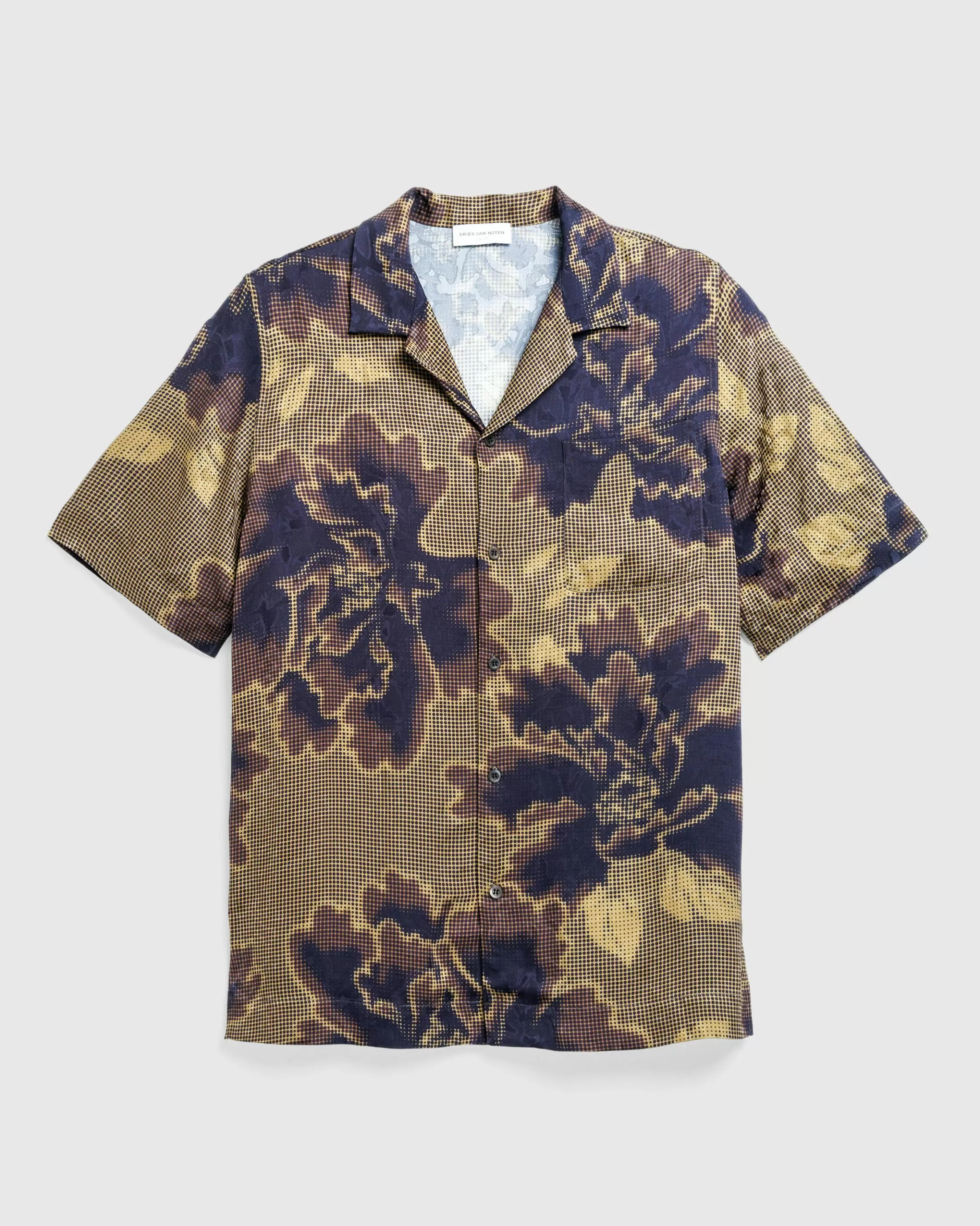 Fashion Dries van Noten Carltone Shirt brown