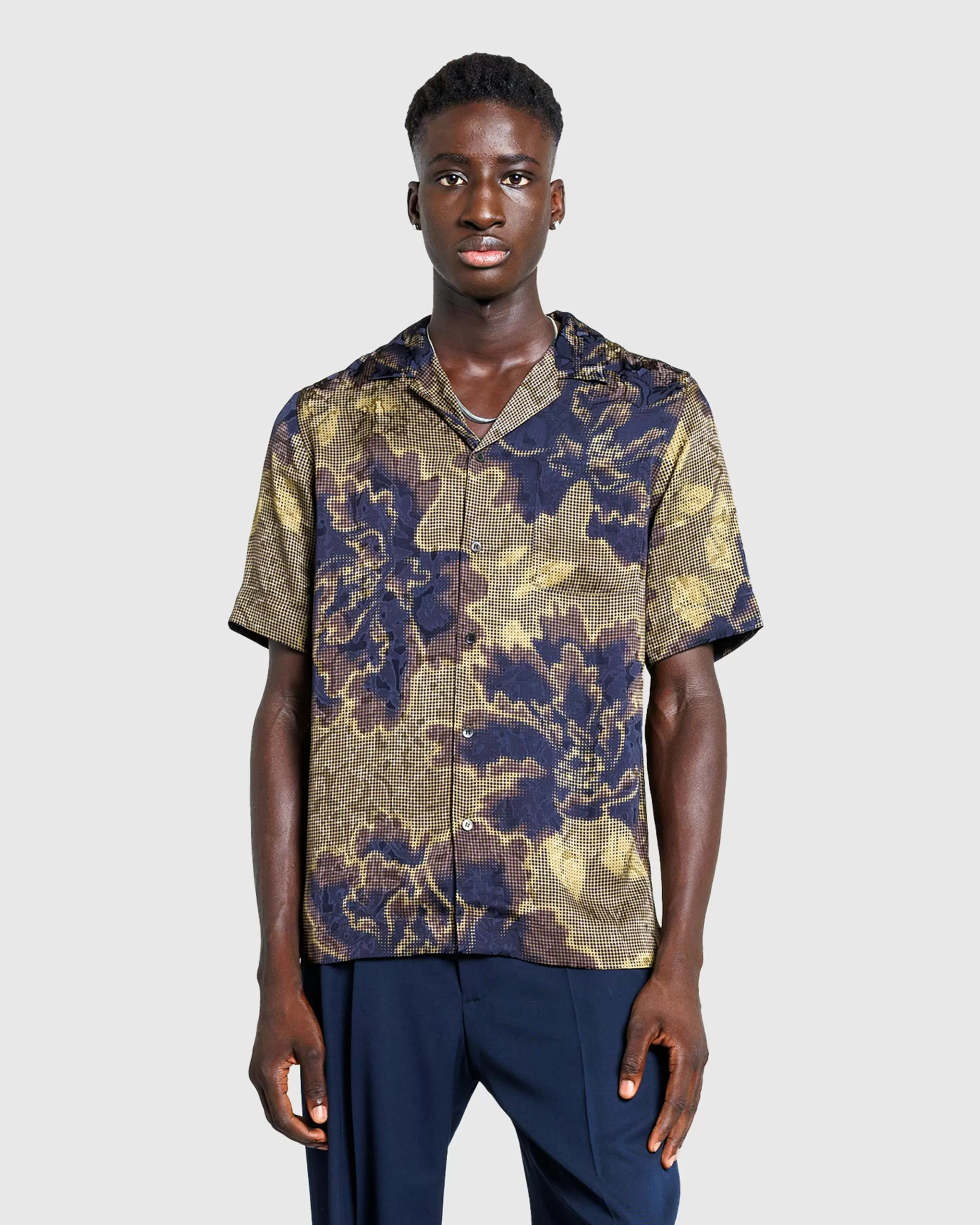 Fashion Dries van Noten Carltone Shirt brown