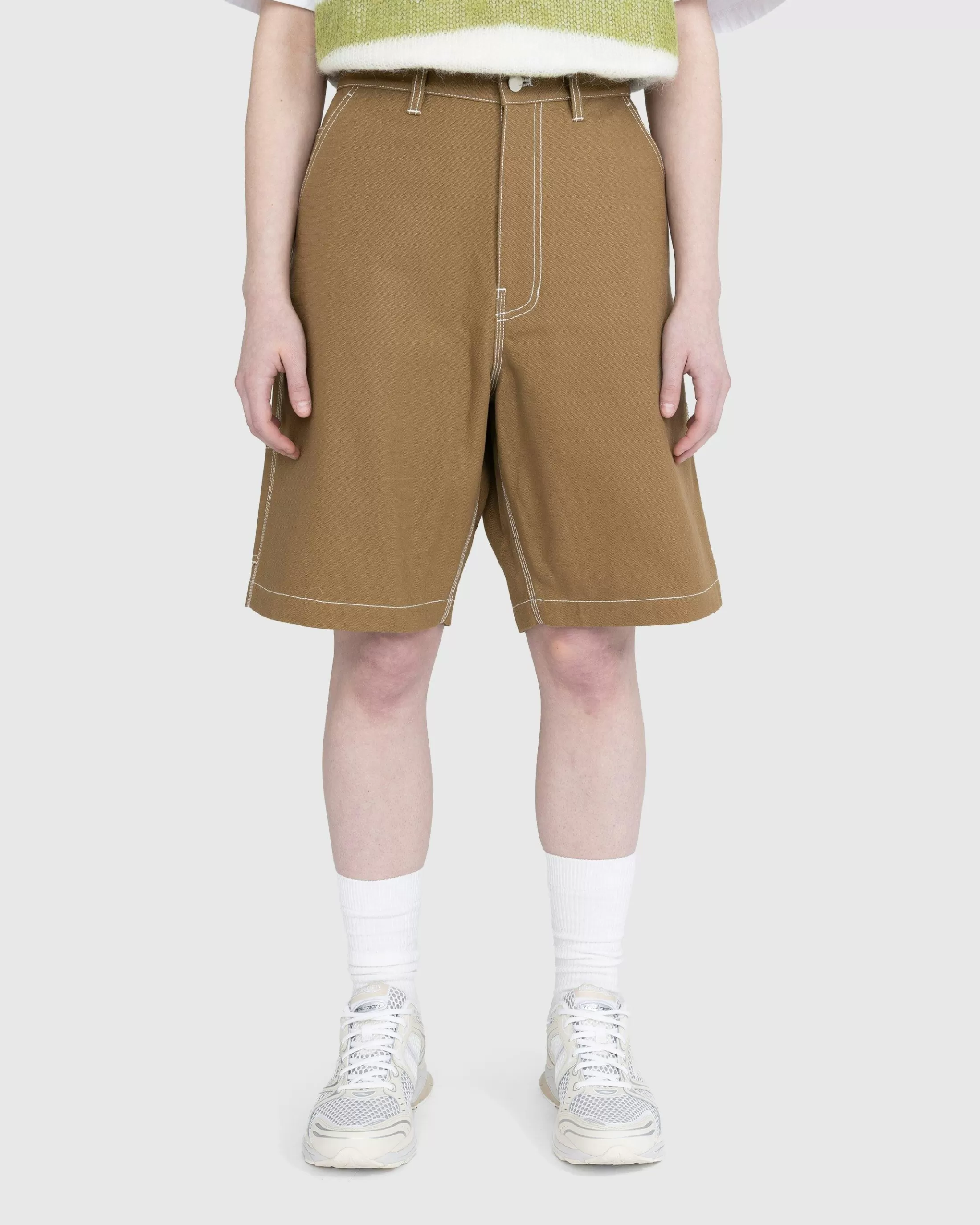 Cheap Highsnobiety Carpenter Shorts Dark Beige darkbeige