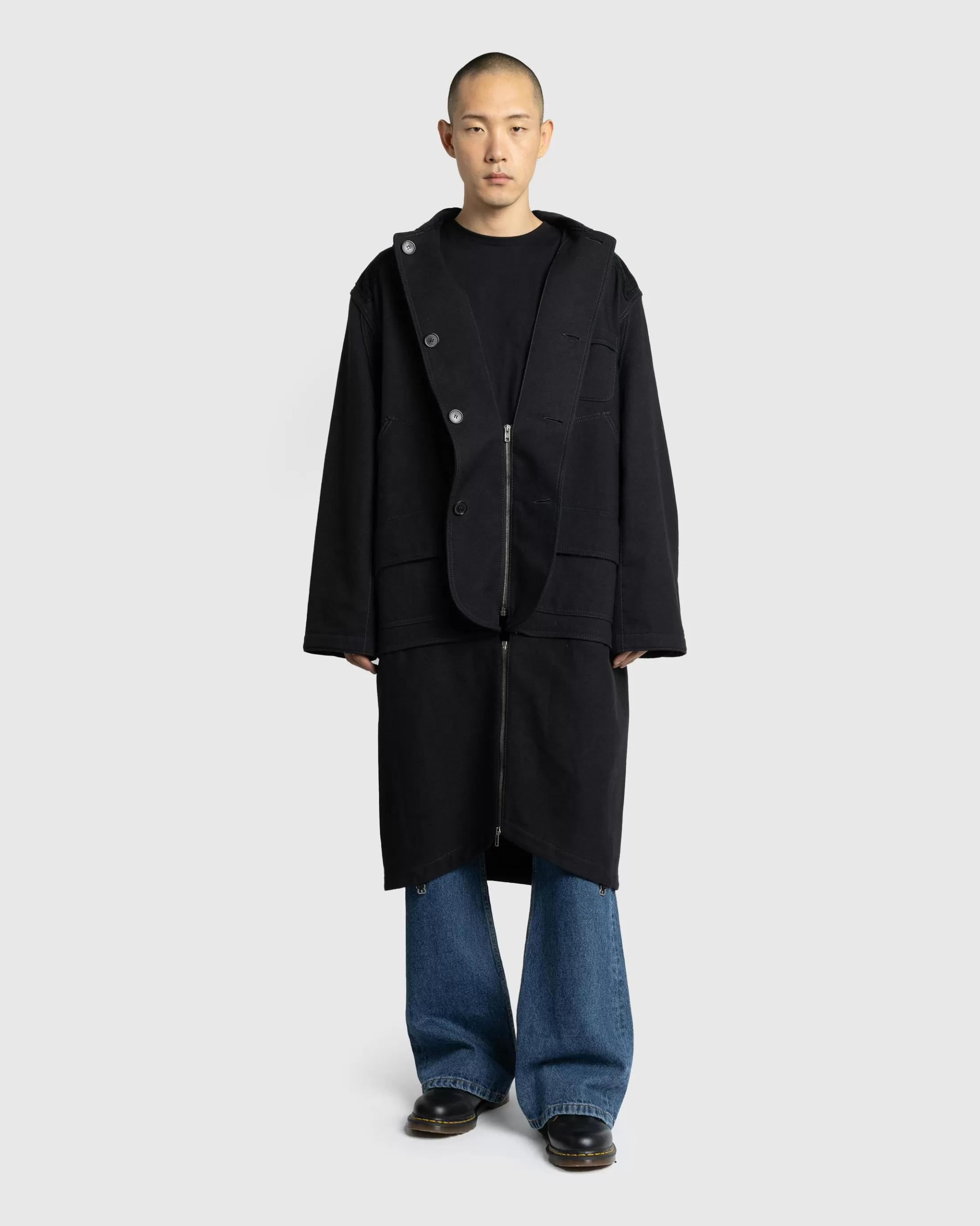 Online Maison Margiela Check Pattern Coat black