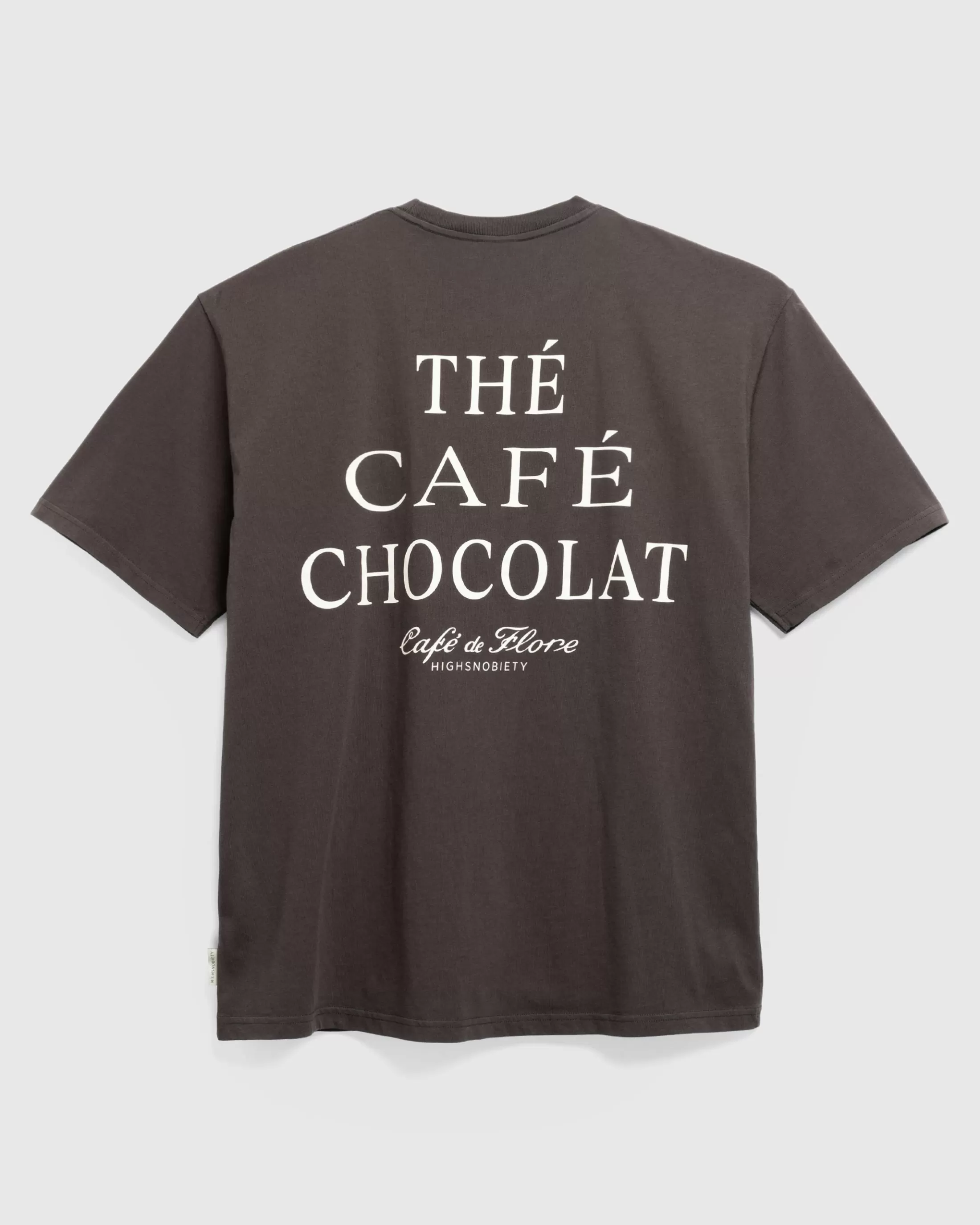 Fashion Café de Flore Chocolat T-Shirt Brown darkgrey