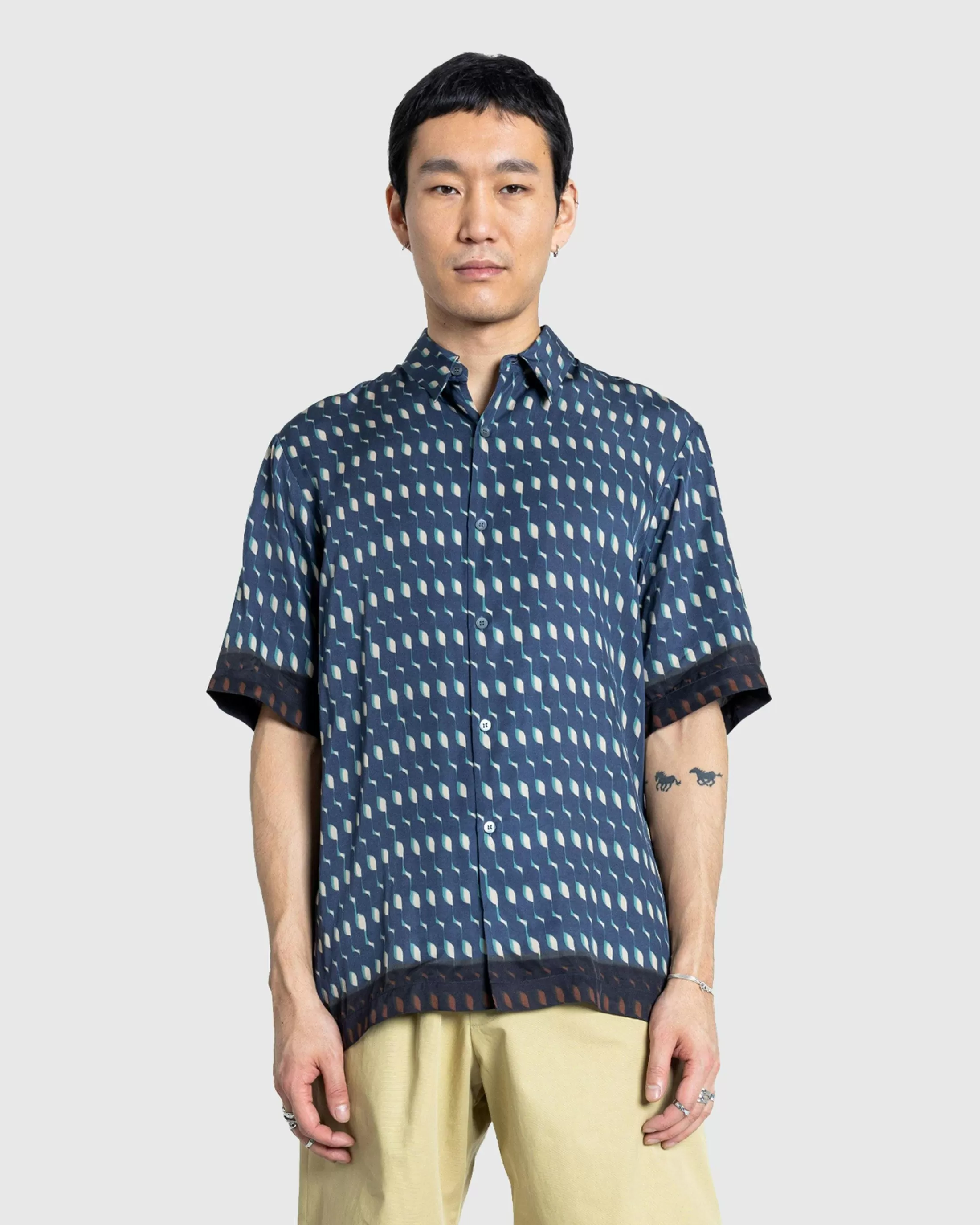 Clearance Dries van Noten Clasen Shirt blue