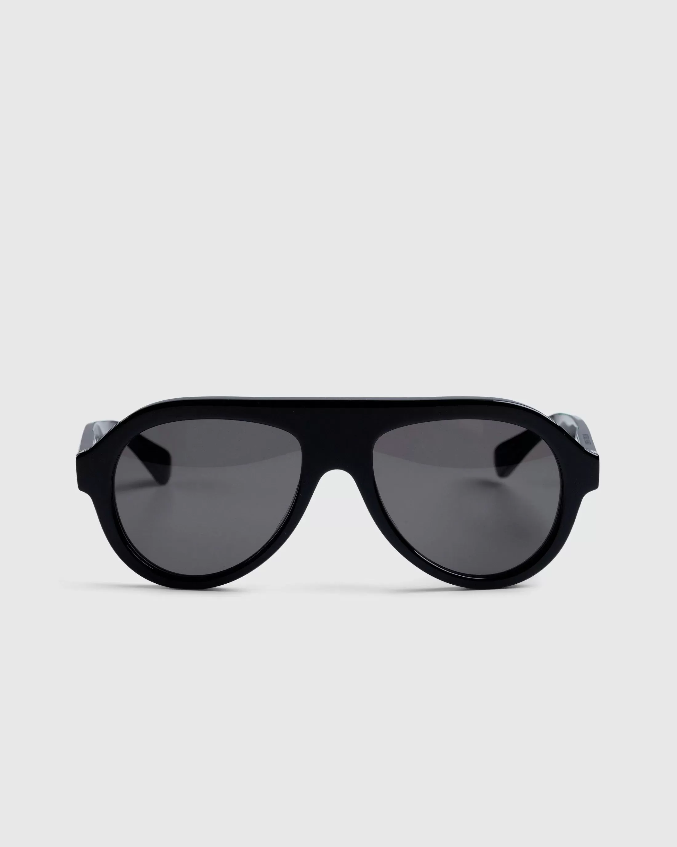 Hot Bottega Veneta Classic Aviator Sunglasses Black/Grey black-black-grey