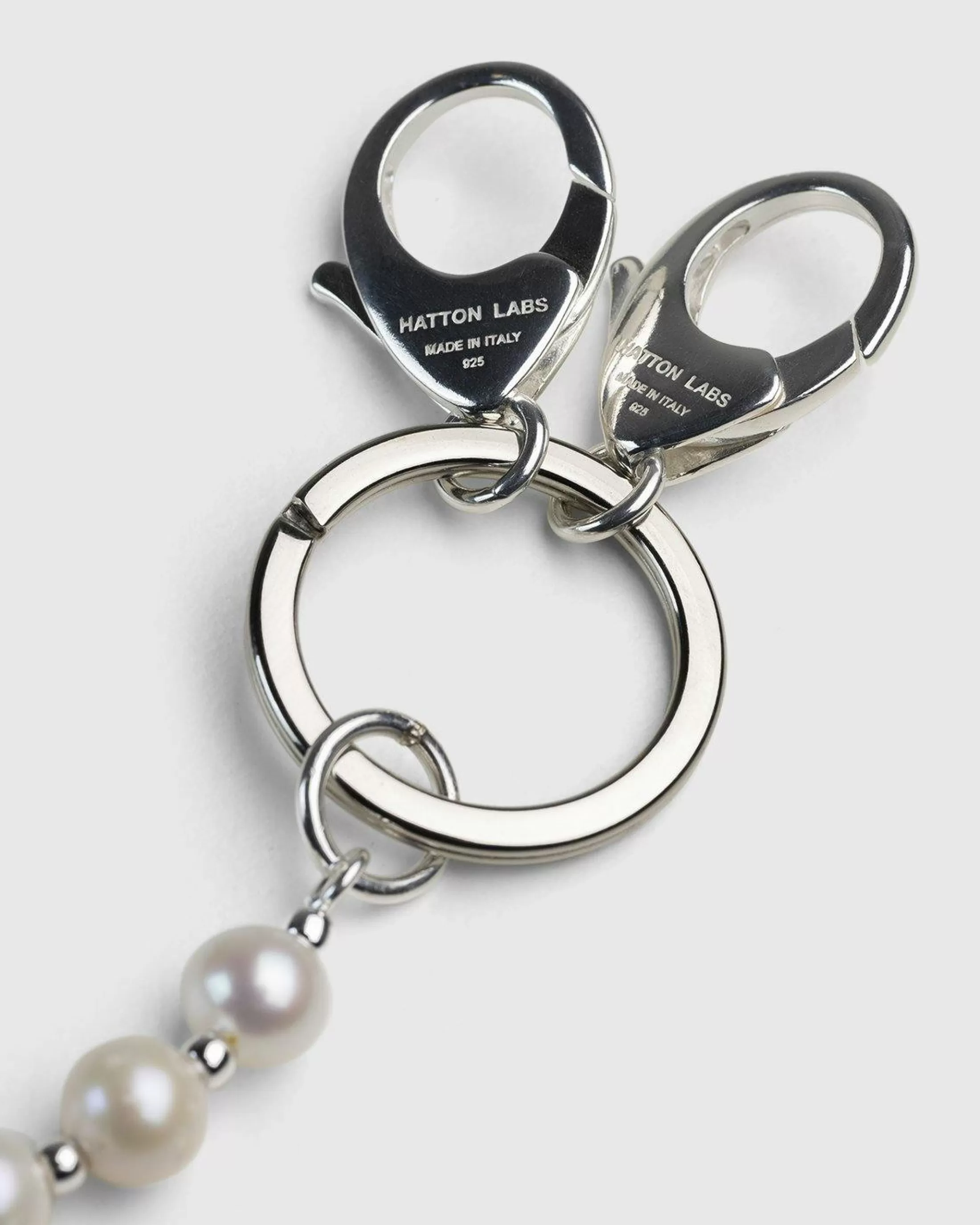 New Hatton Labs Classic Freshwater Pearl Keychain natural