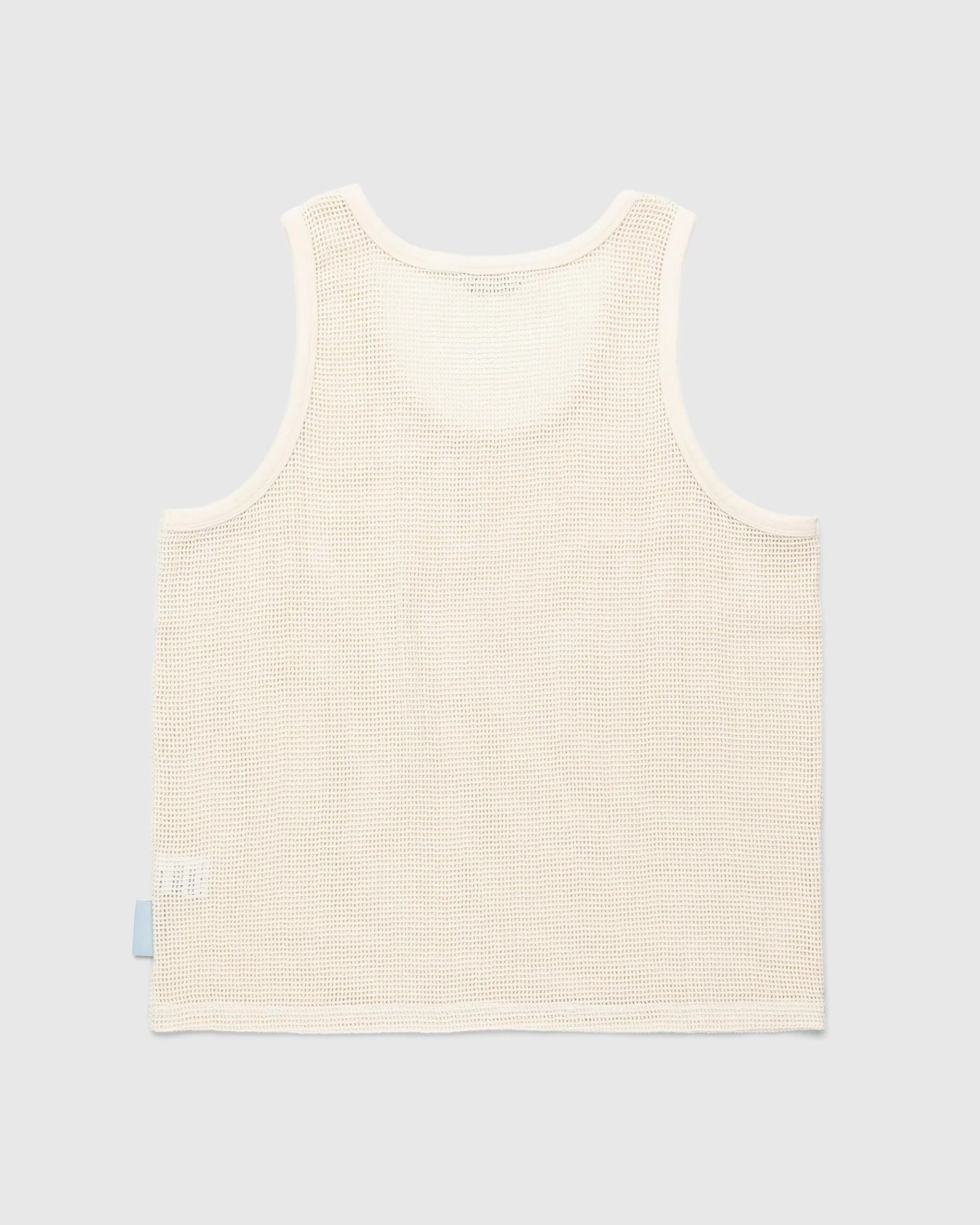 Cheap Highsnobiety Cotton Mesh Knit Tank Top eggshell