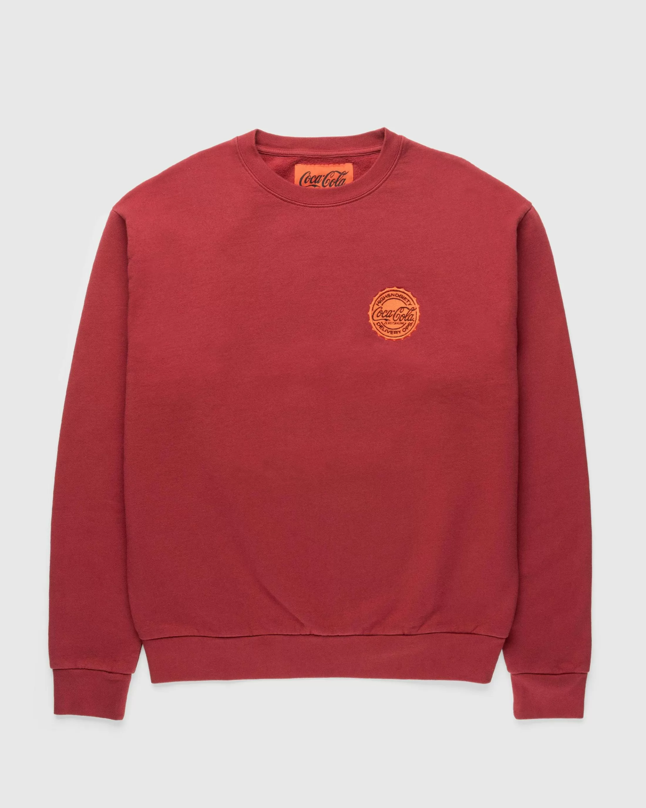 Flash Sale Highsnobiety Crewneck Burgundy red