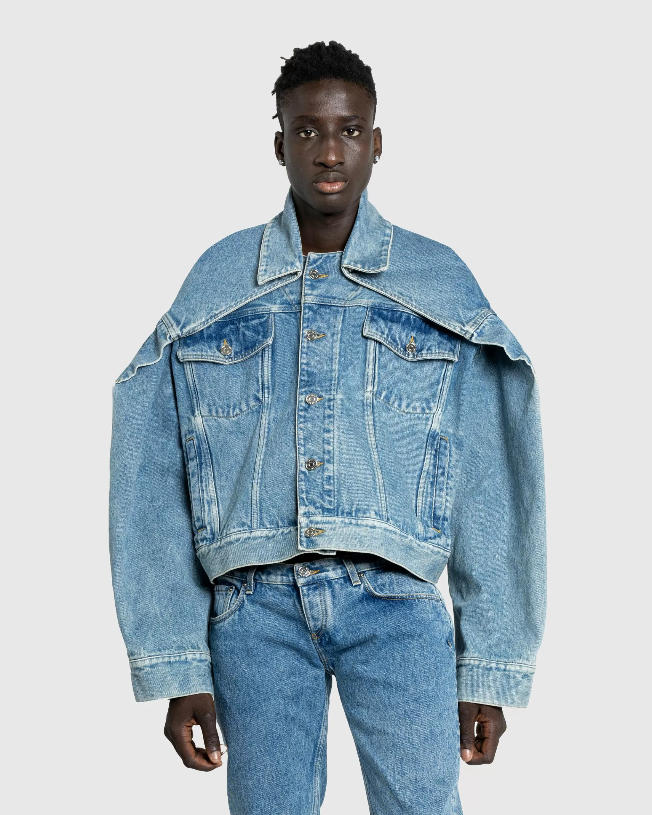 Sale Jean Paul Gaultier Denim Jacket Light Blue lightblue