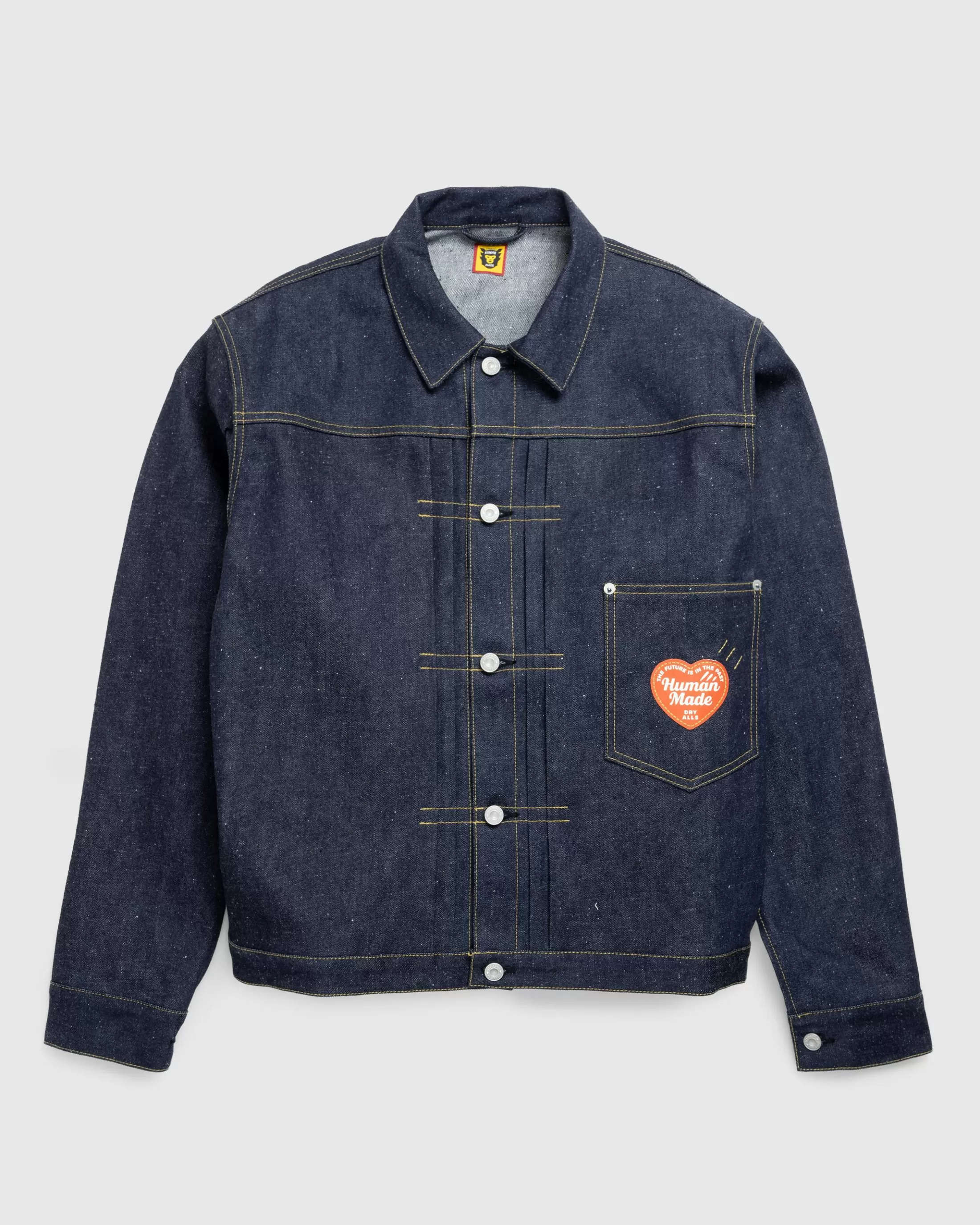 Online Human Made Denim Work Jacket Rigid indigo