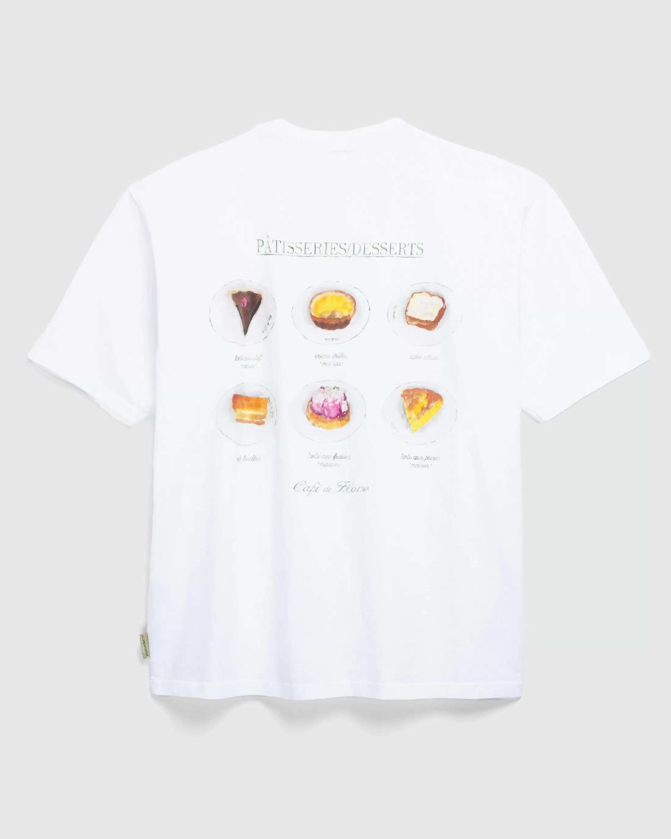 Discount Café de Flore Dessert T-Shirt white