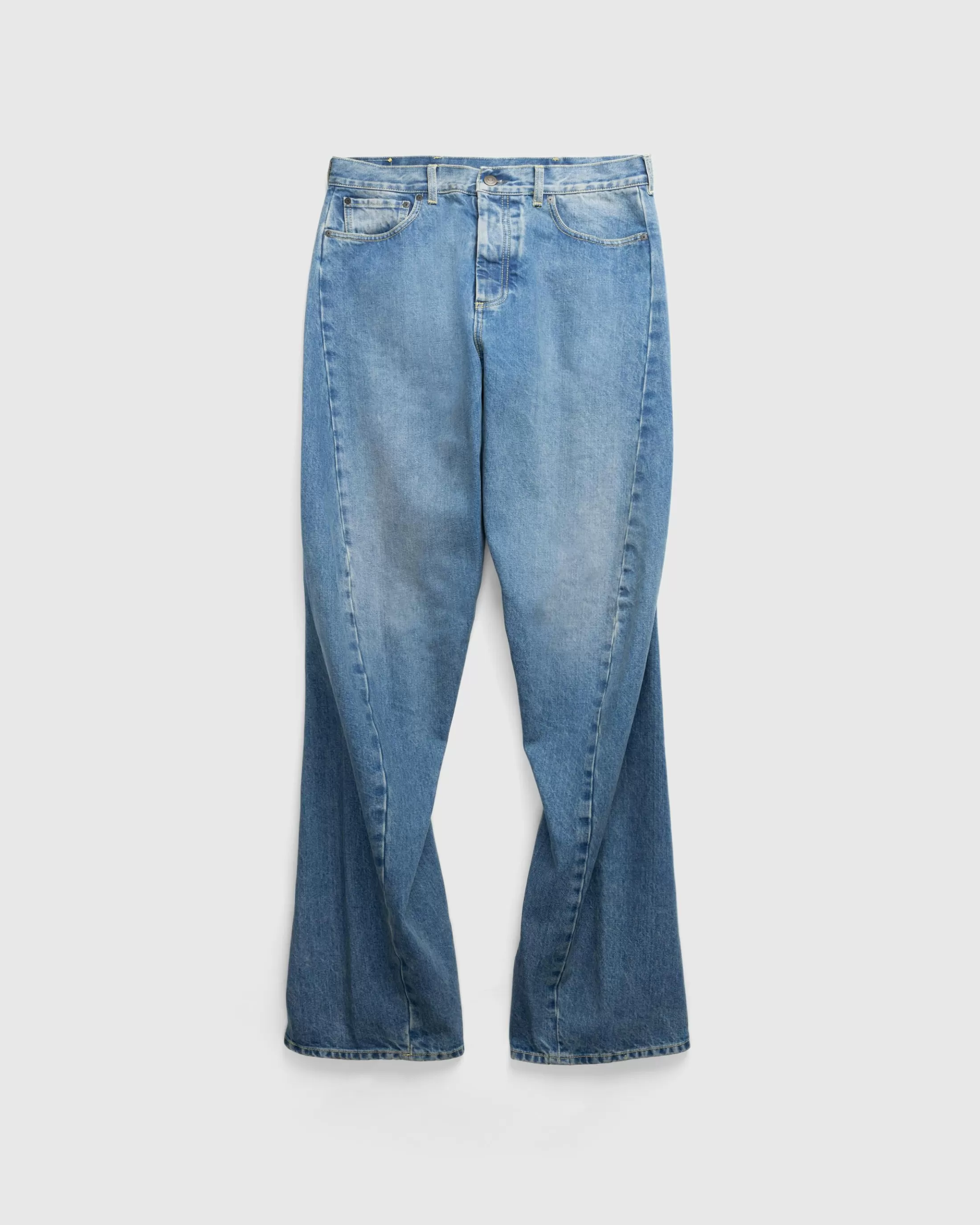 Hot Maison Margiela Diagonal Seam Jeans Medium Blue mediumblue