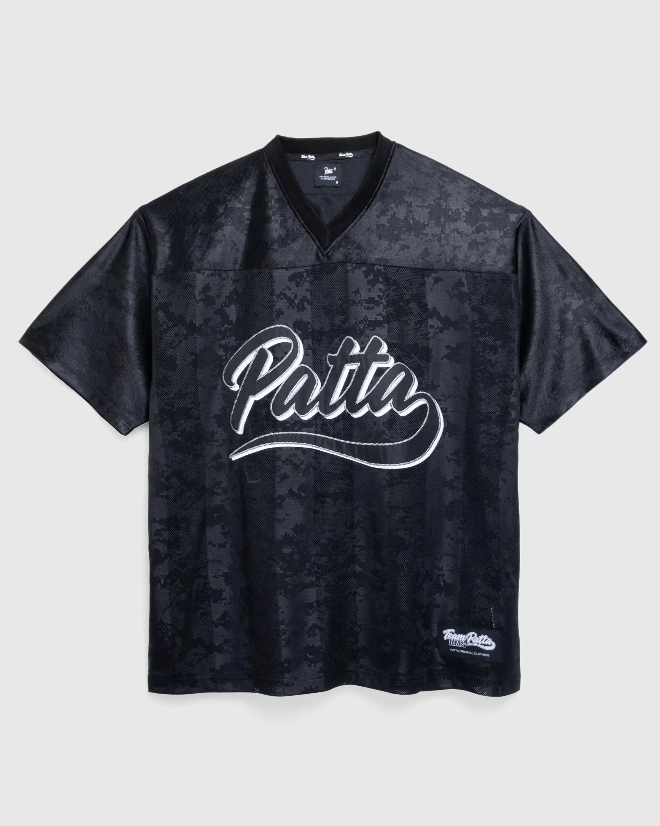 Shop Patta Digi Lobi Mesh Football Jersey black