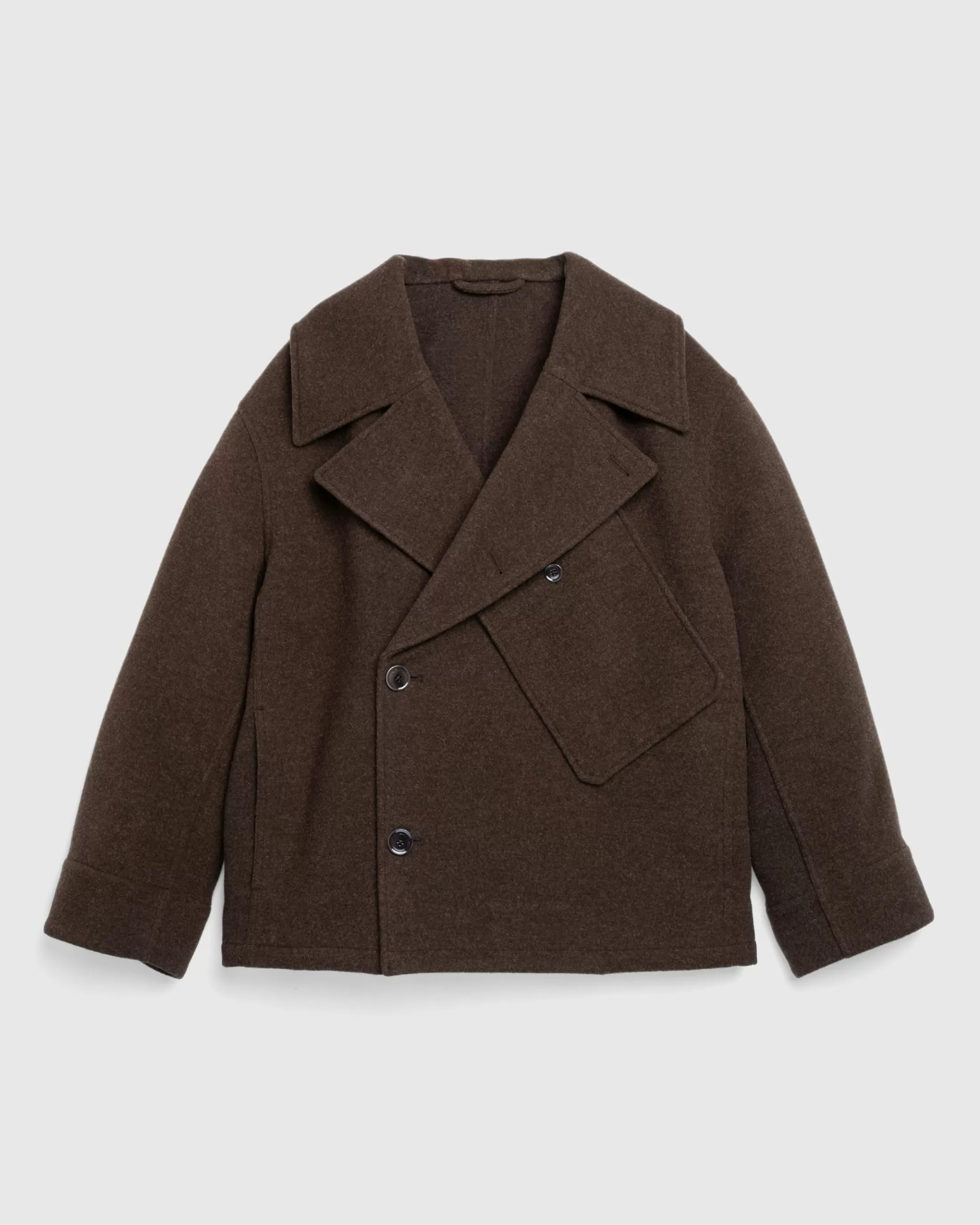 Flash Sale Lemaire Dispatch Peacoat Brown Chine brownchine