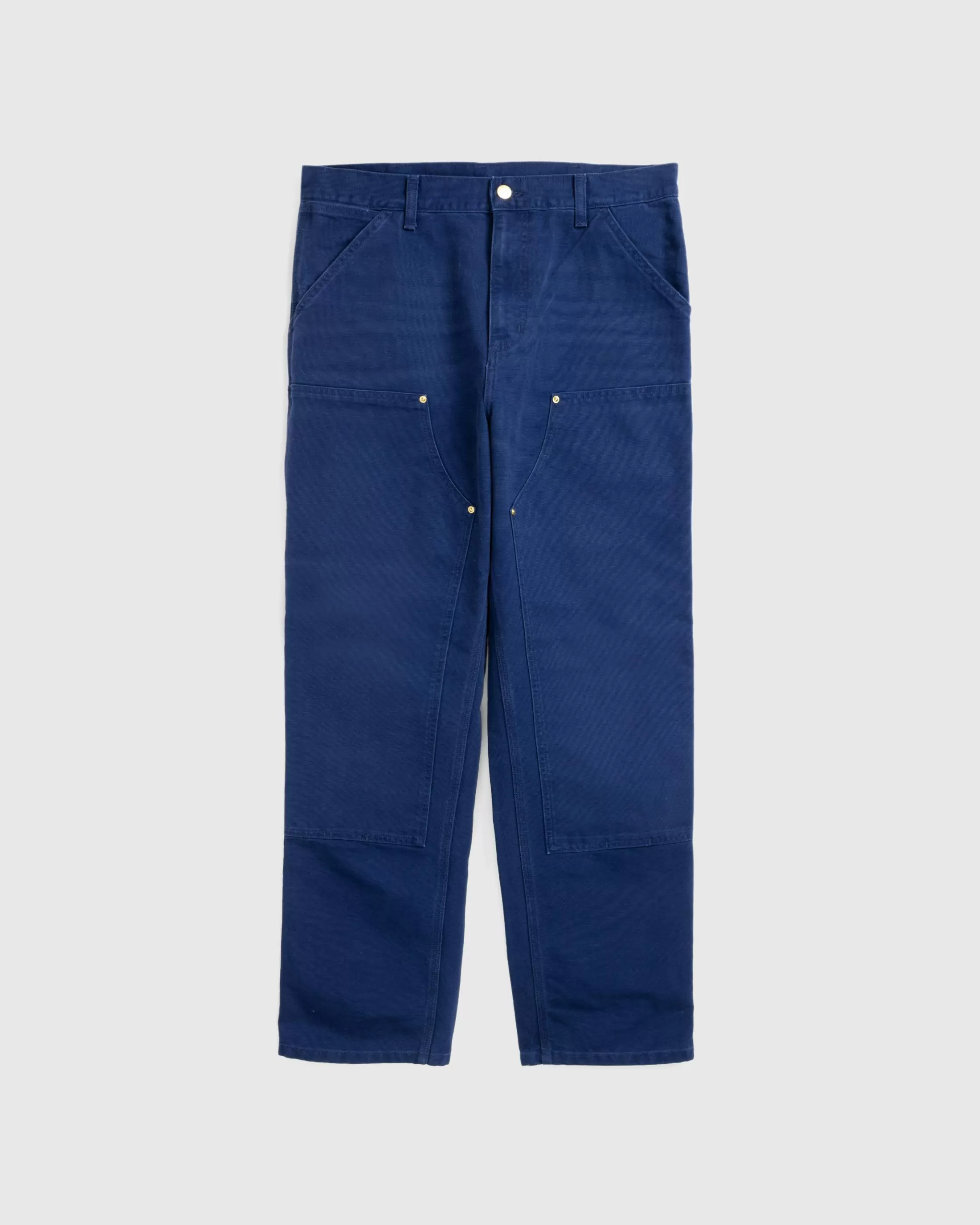 Shop Carhartt WIP Double Knee Pant Air Force Blue/Aged Canvas airforceblue/agedcanvas