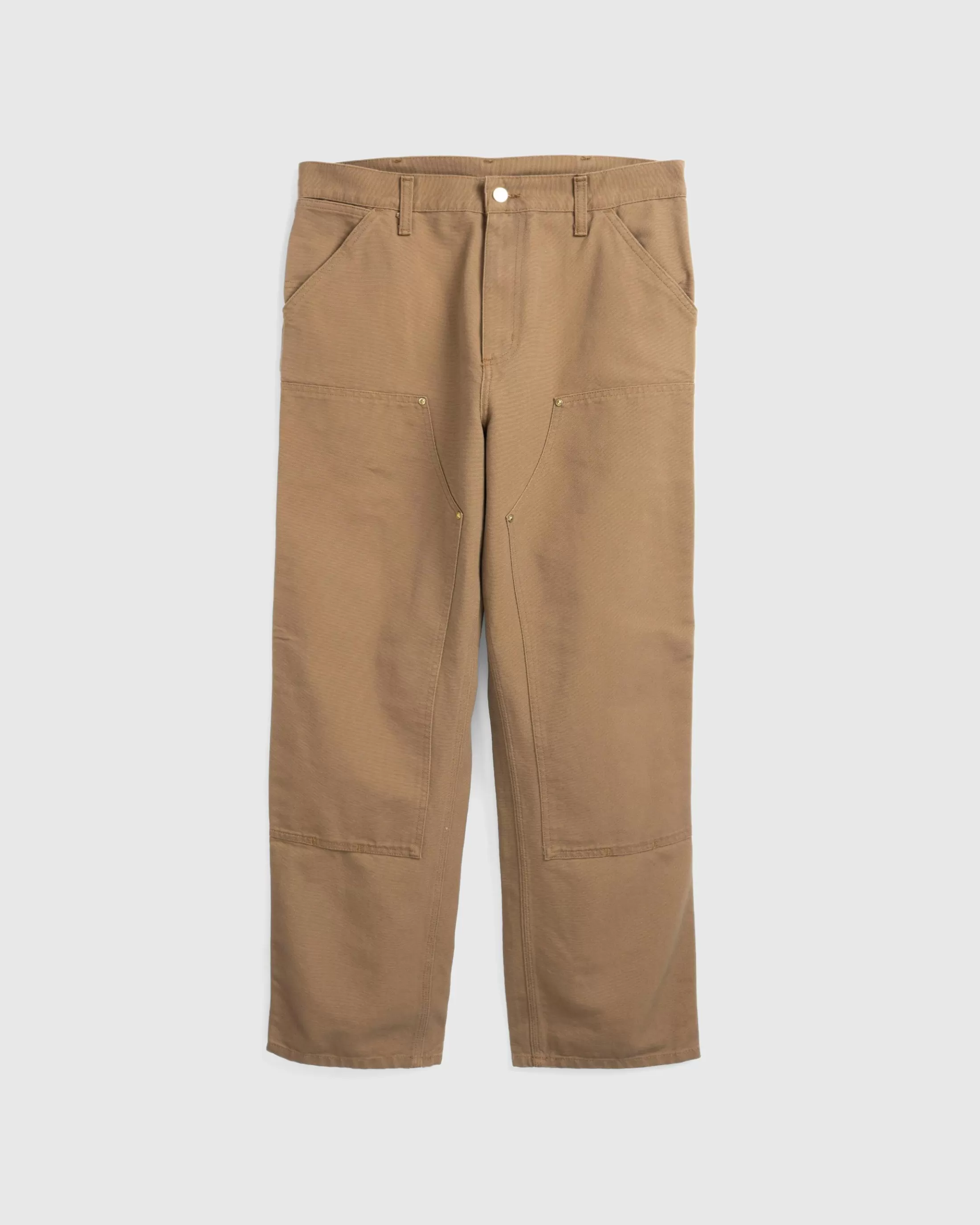 Shop Carhartt WIP Double Knee Pant Hamilton Brown/Rinsed hamiltonbrown/rinsed