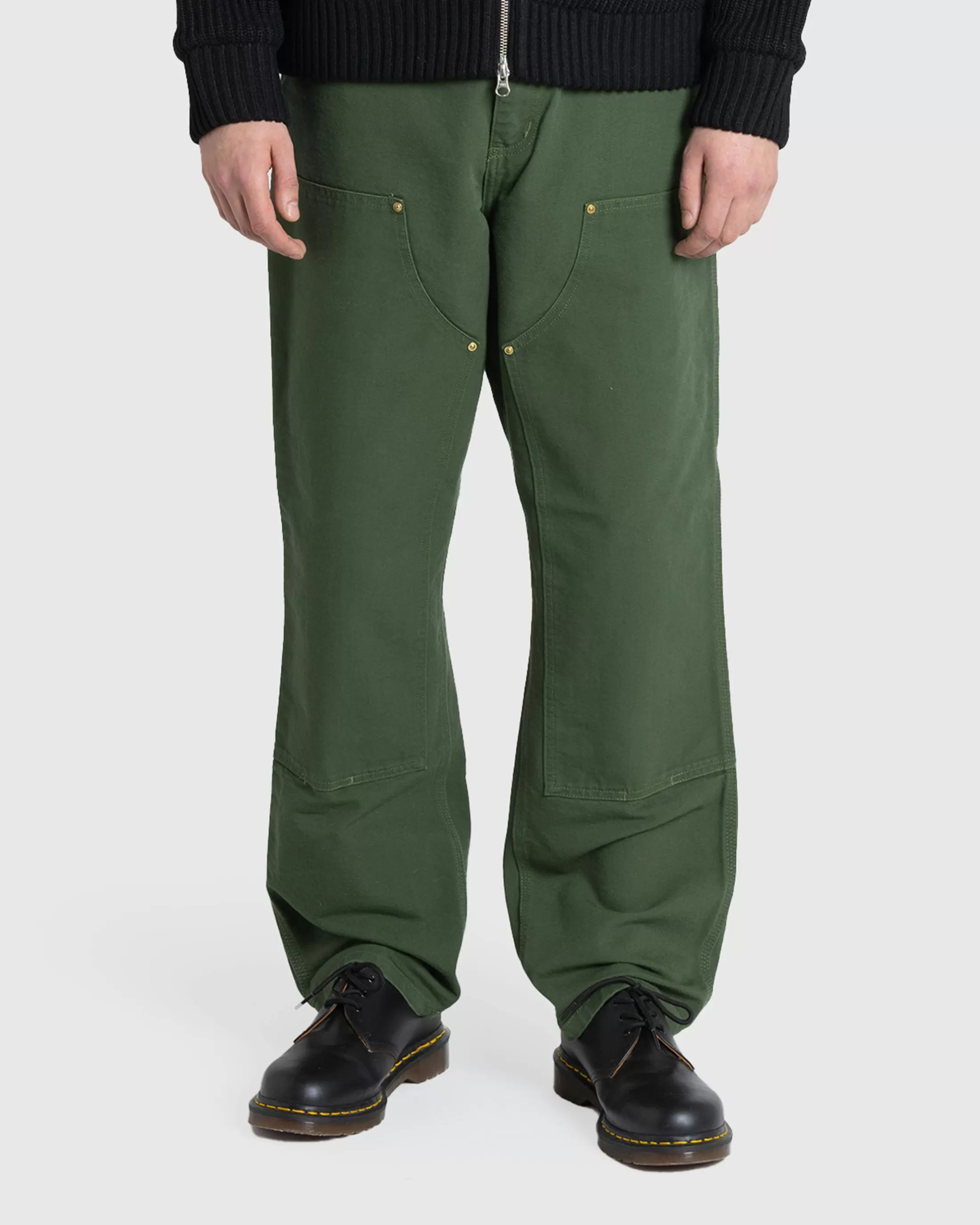 Sale Carhartt WIP Double Knee Pant tarragon/rinsed