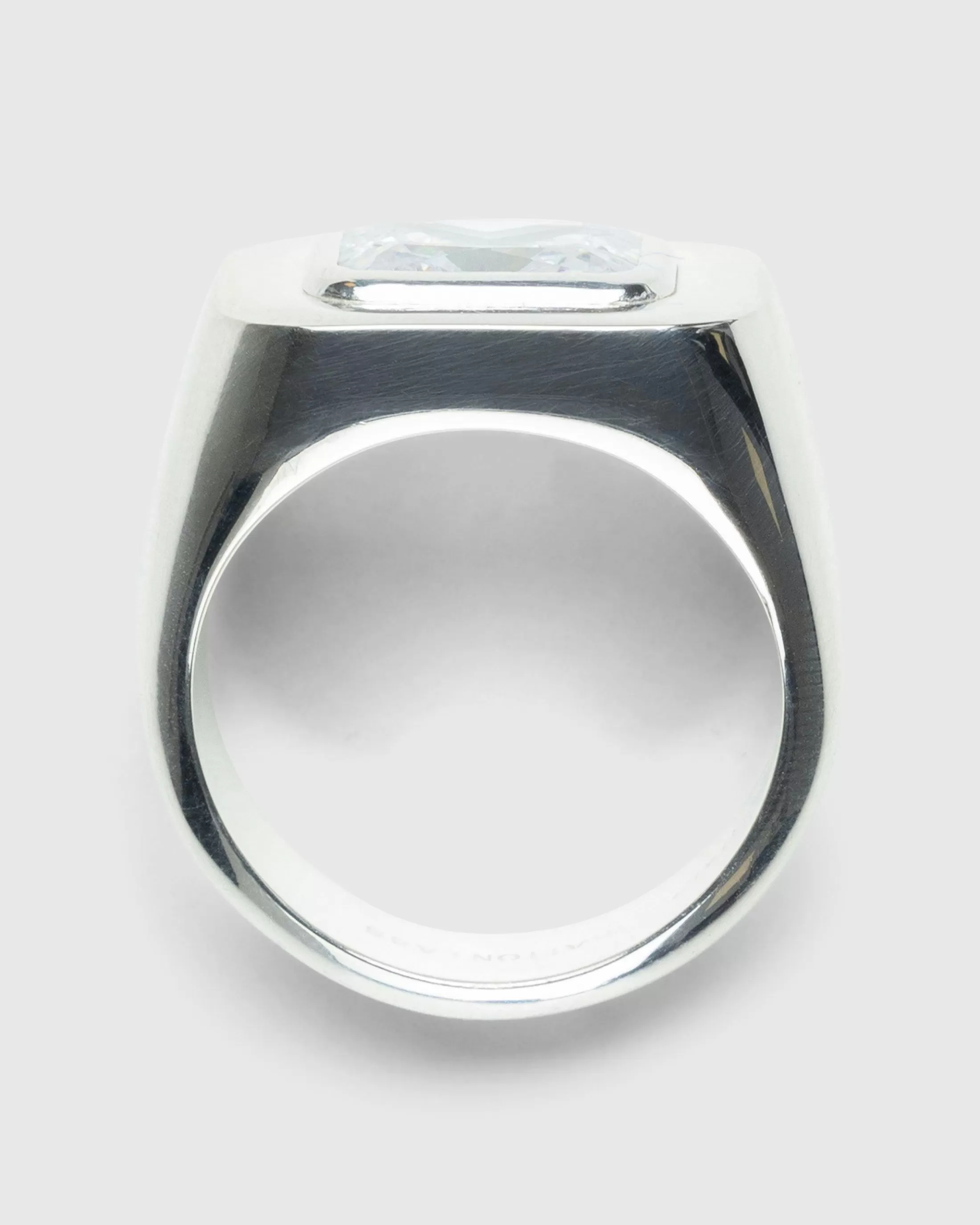 Sale Hatton Labs Emerald Cut Signet Ring silver/white