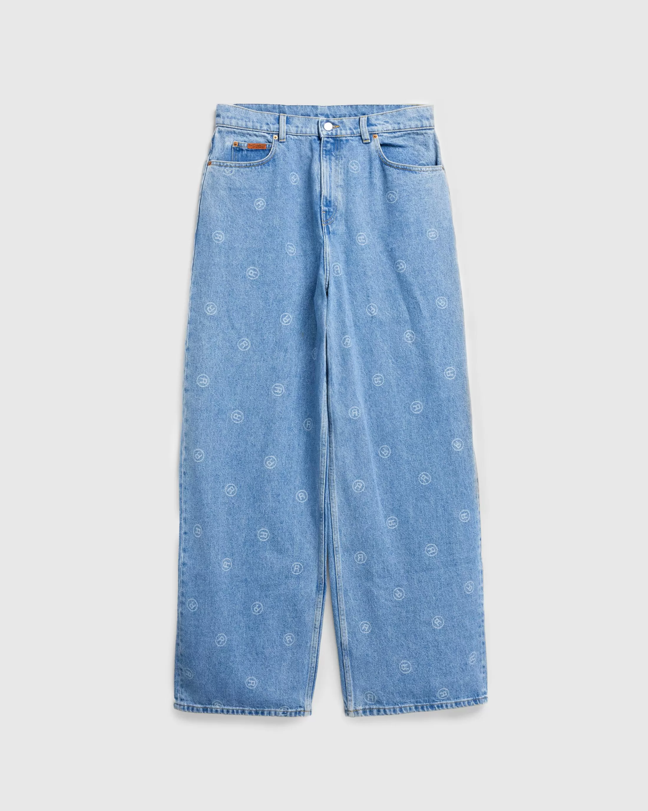 Hot Martine Rose Extended Wide Leg Jean blue