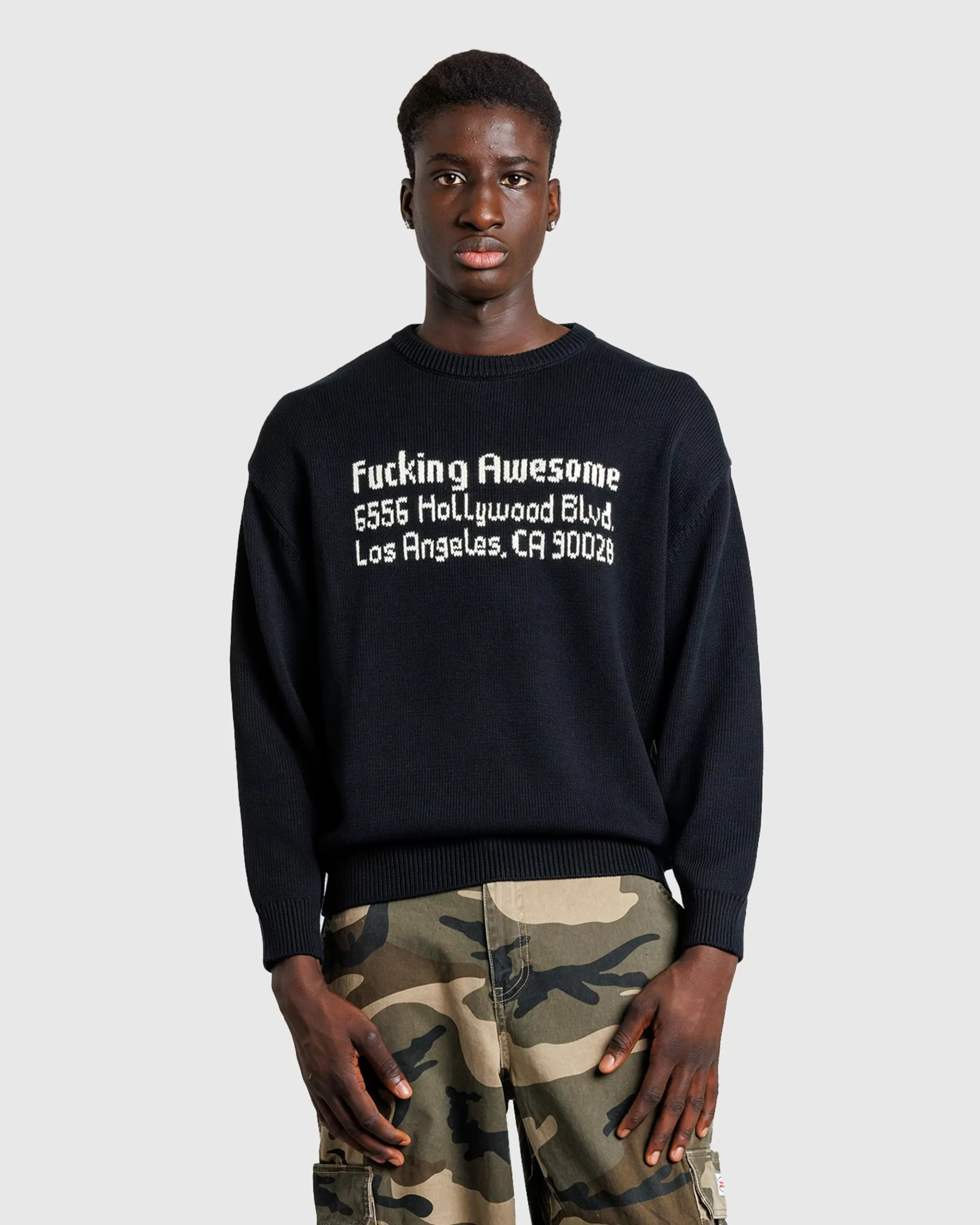 Cheap Fucking Awesome FA Hollywood Sweater black