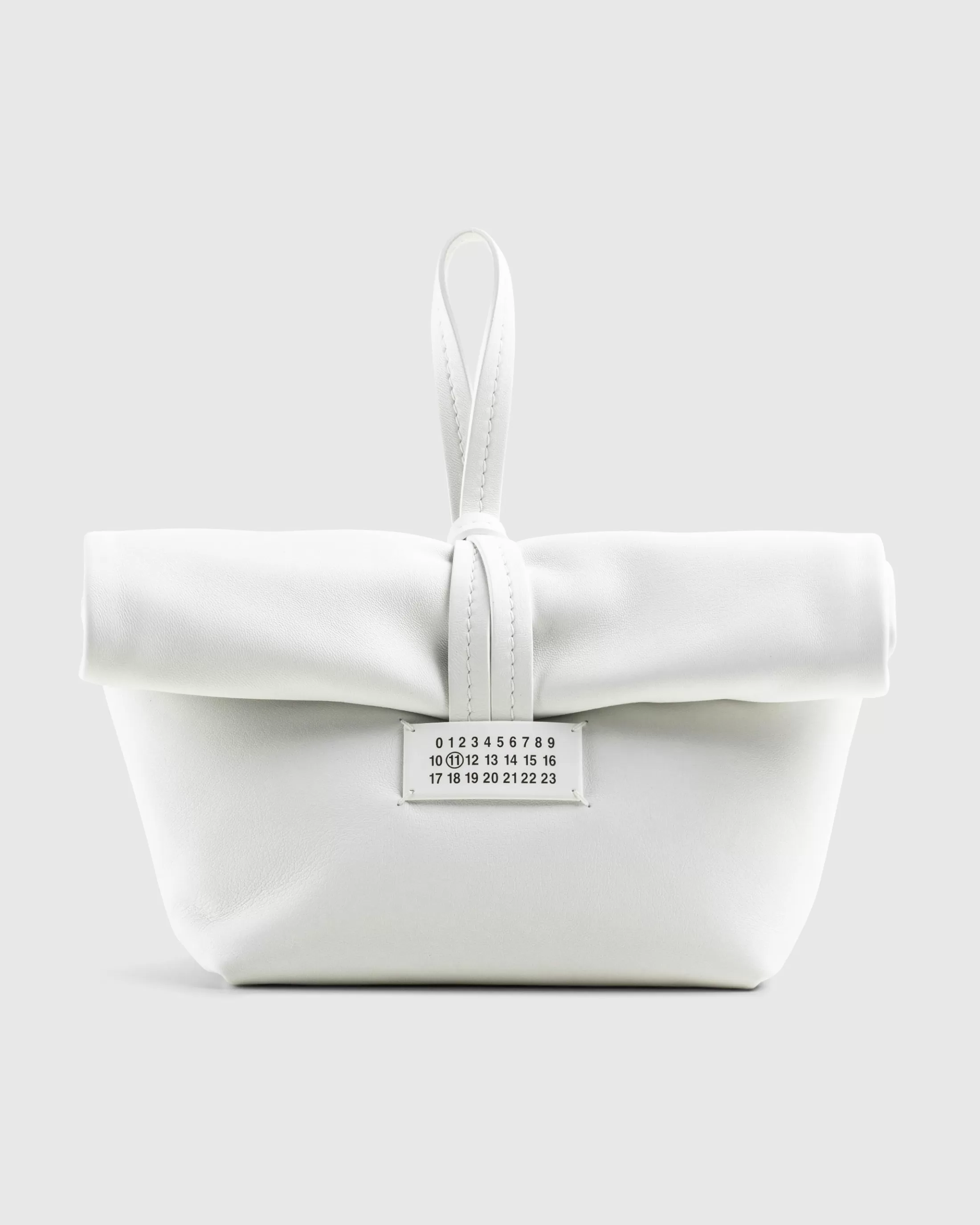 Discount Maison Margiela Fold-Over Handbag white