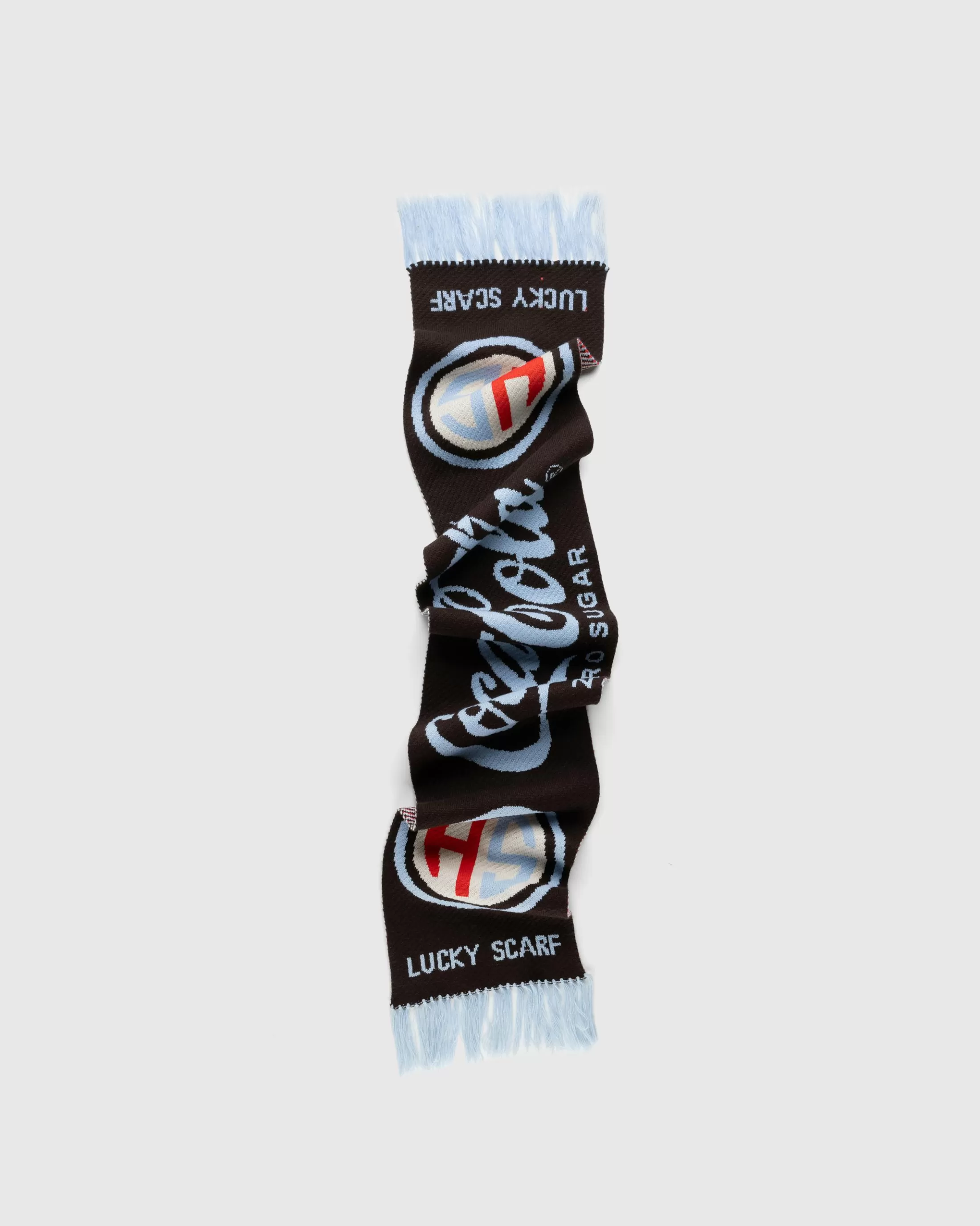 Shop Highsnobiety Football Scarf /Blue black