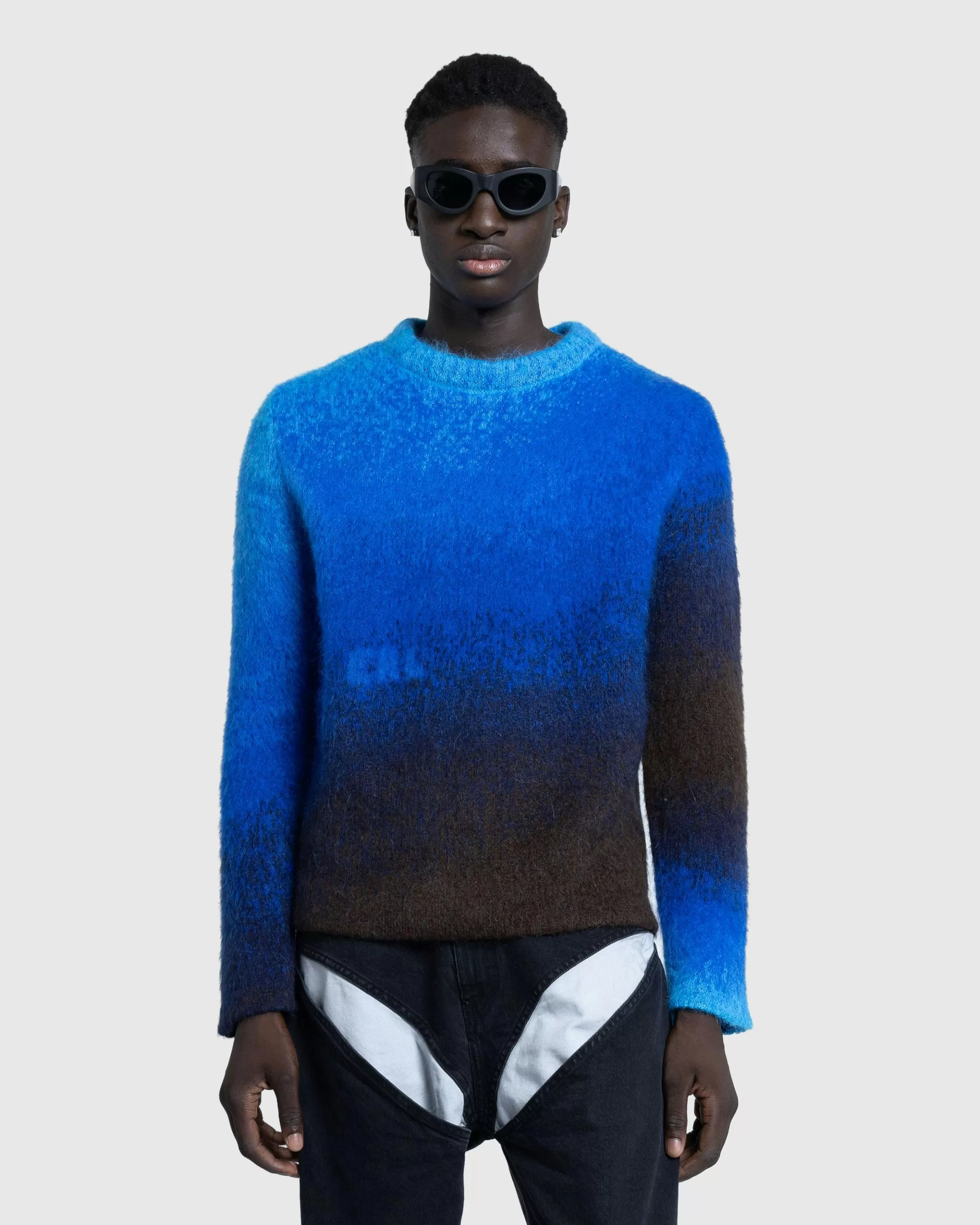 Cheap ERL Gradient Sweater blue