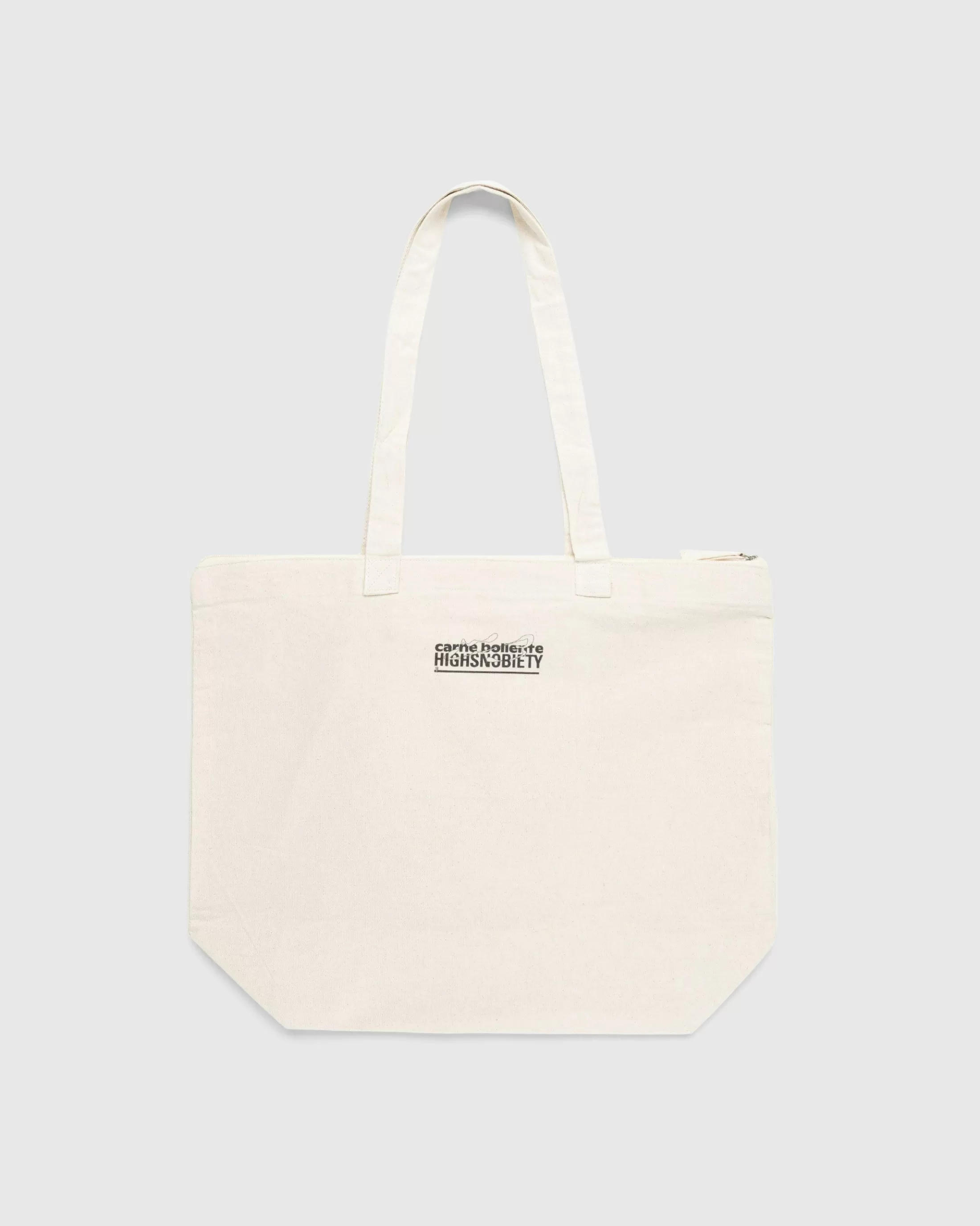 Shop Carne Bollente Greetings from Berlin! Tote Bag Multi beige