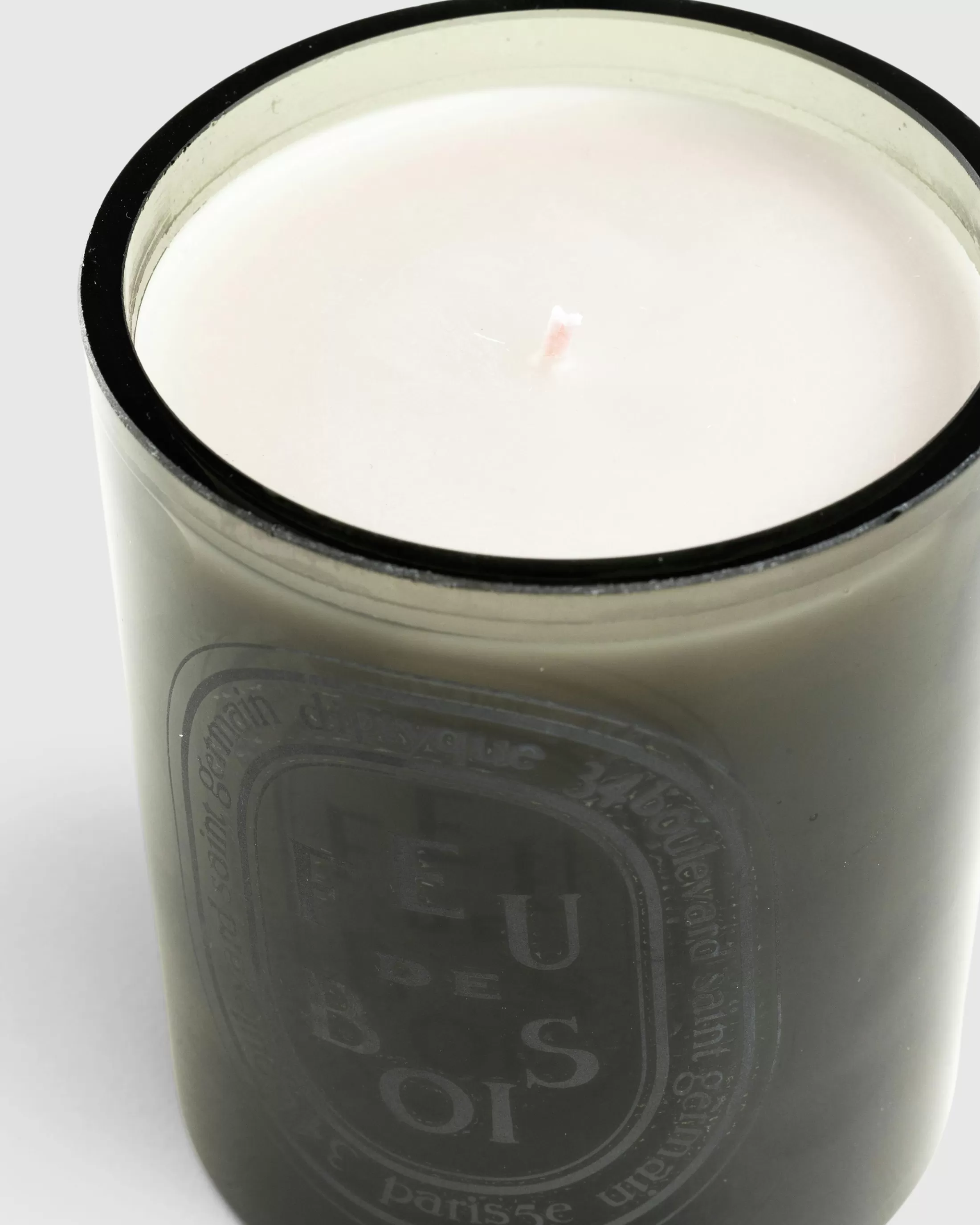 Cheap Diptyque Grey Candle Feu de Bois 300g clear