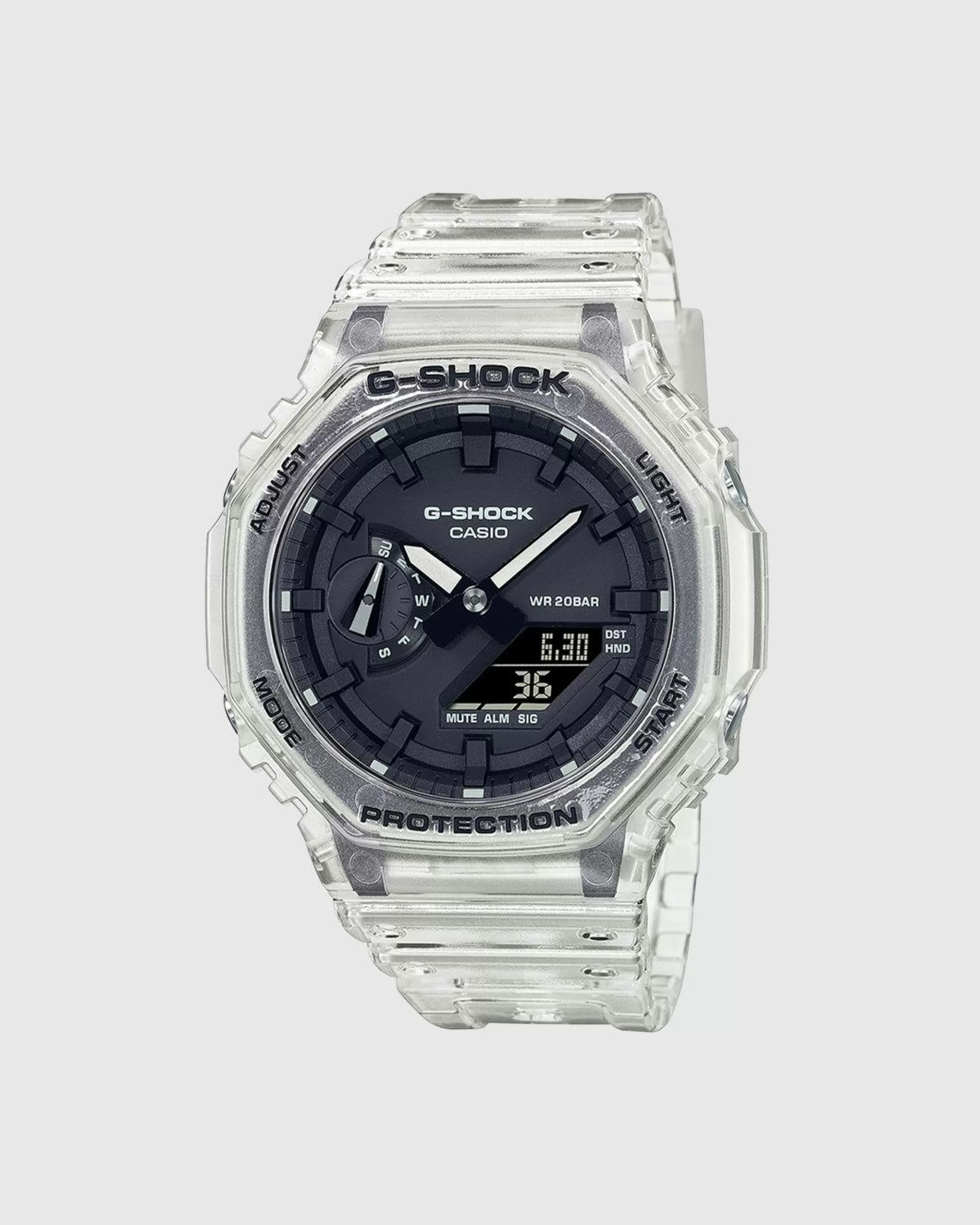 Online Casio G-Shock G-Shock GA-2100SKE-7AER Transparent White transparentwhite