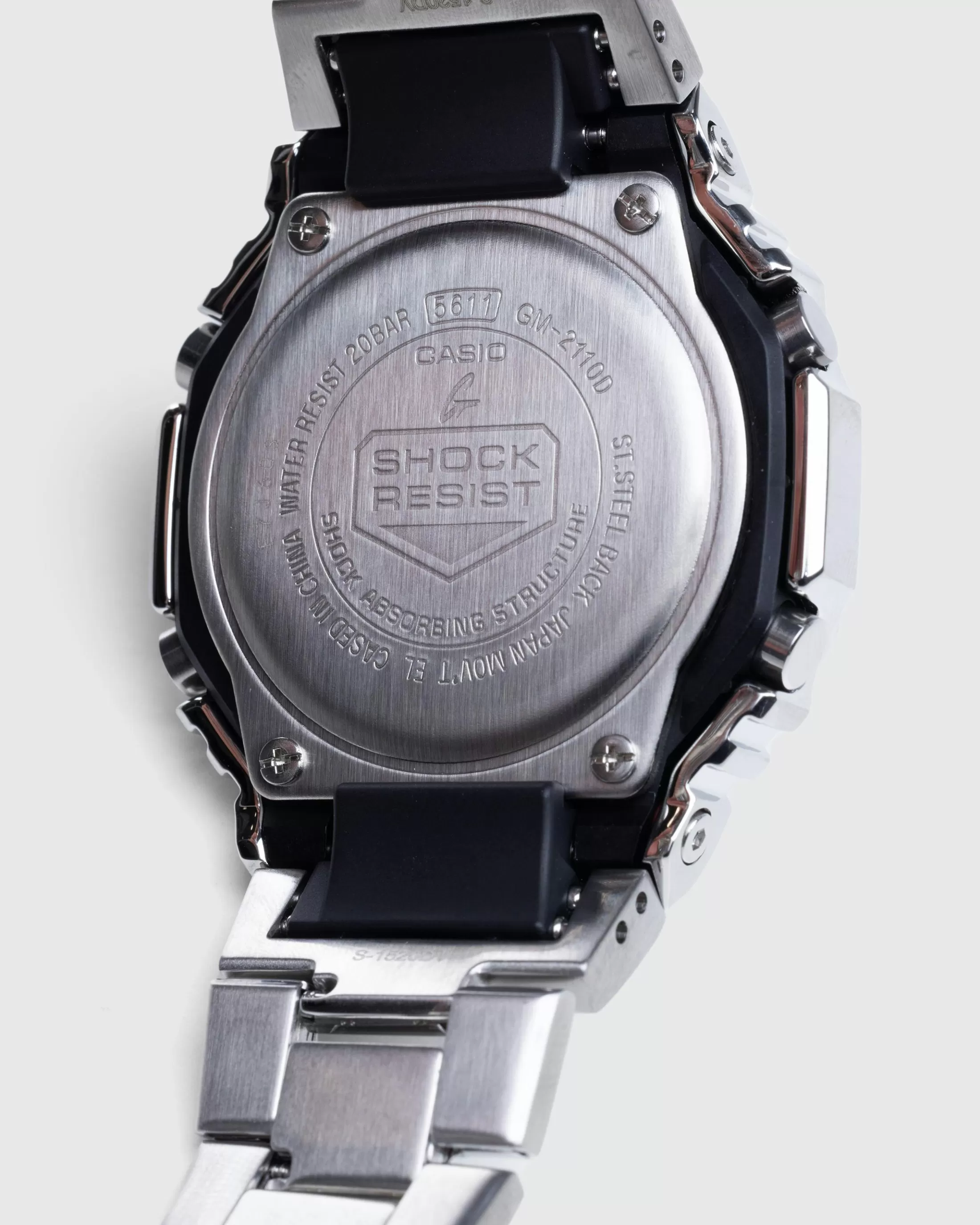 Best Casio G-SHOCK GM-2110D-7A "Central Cee" silver