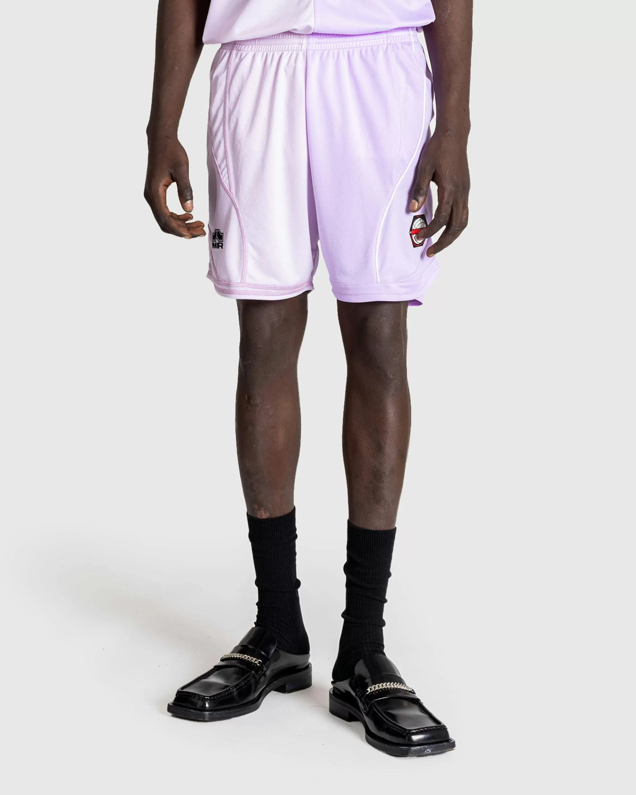 Flash Sale Martine Rose Half And Half Football Short lilac