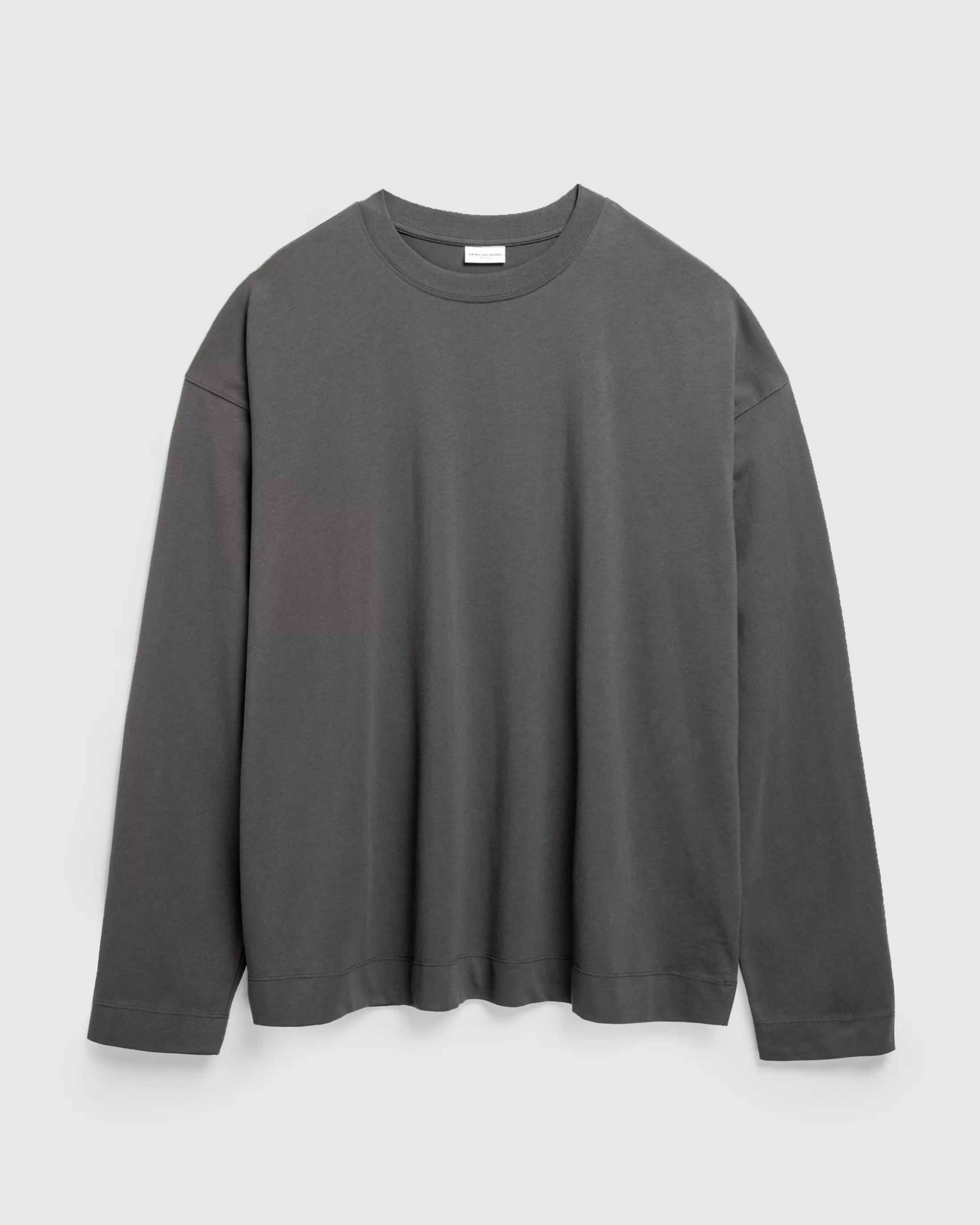 Best Sale Dries van Noten Hegland Long-Sleeve T-Shirt Dark Grey darkgrey