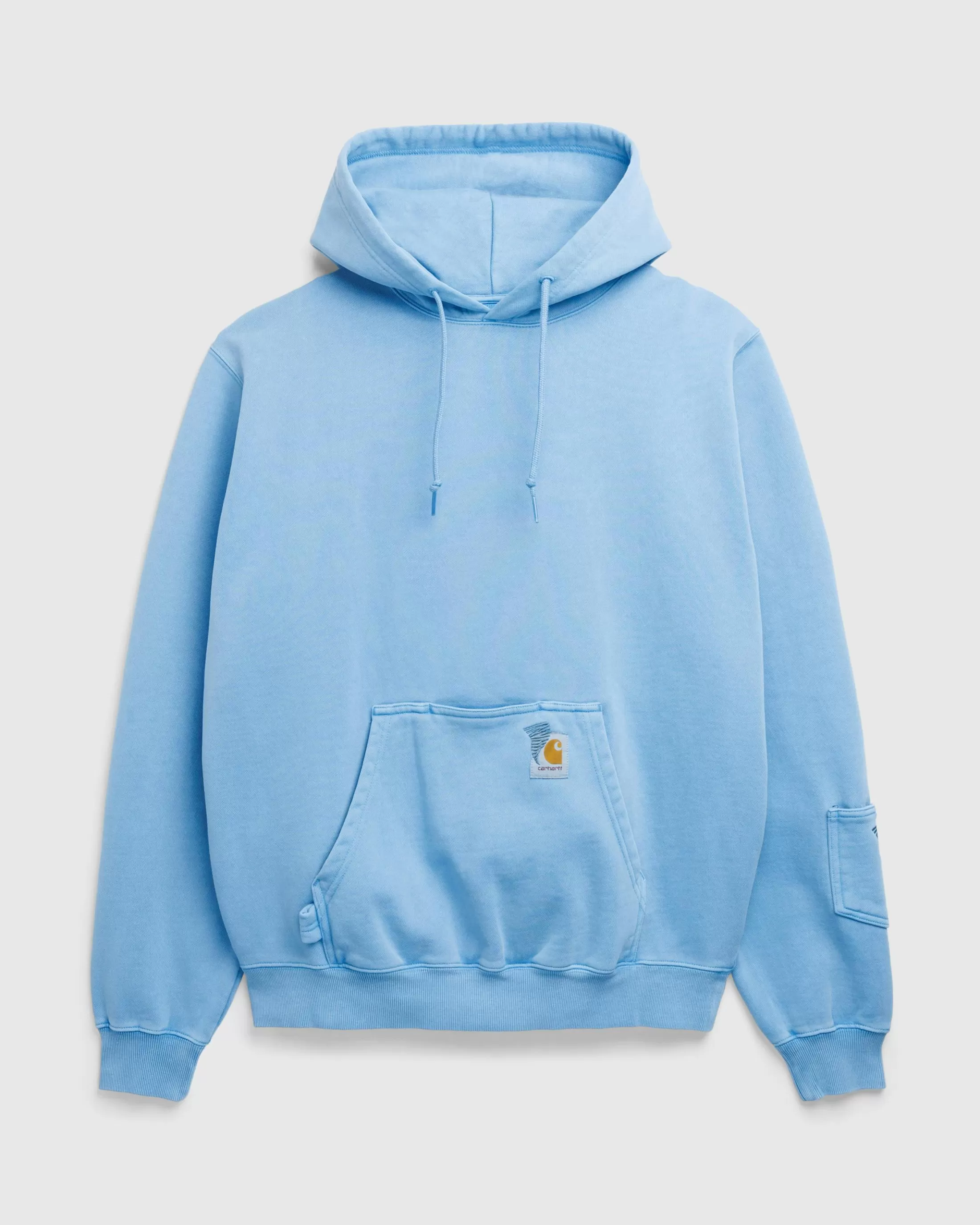 Clearance Carhartt WIP Hooded Pigment Dyed Sweat piscine