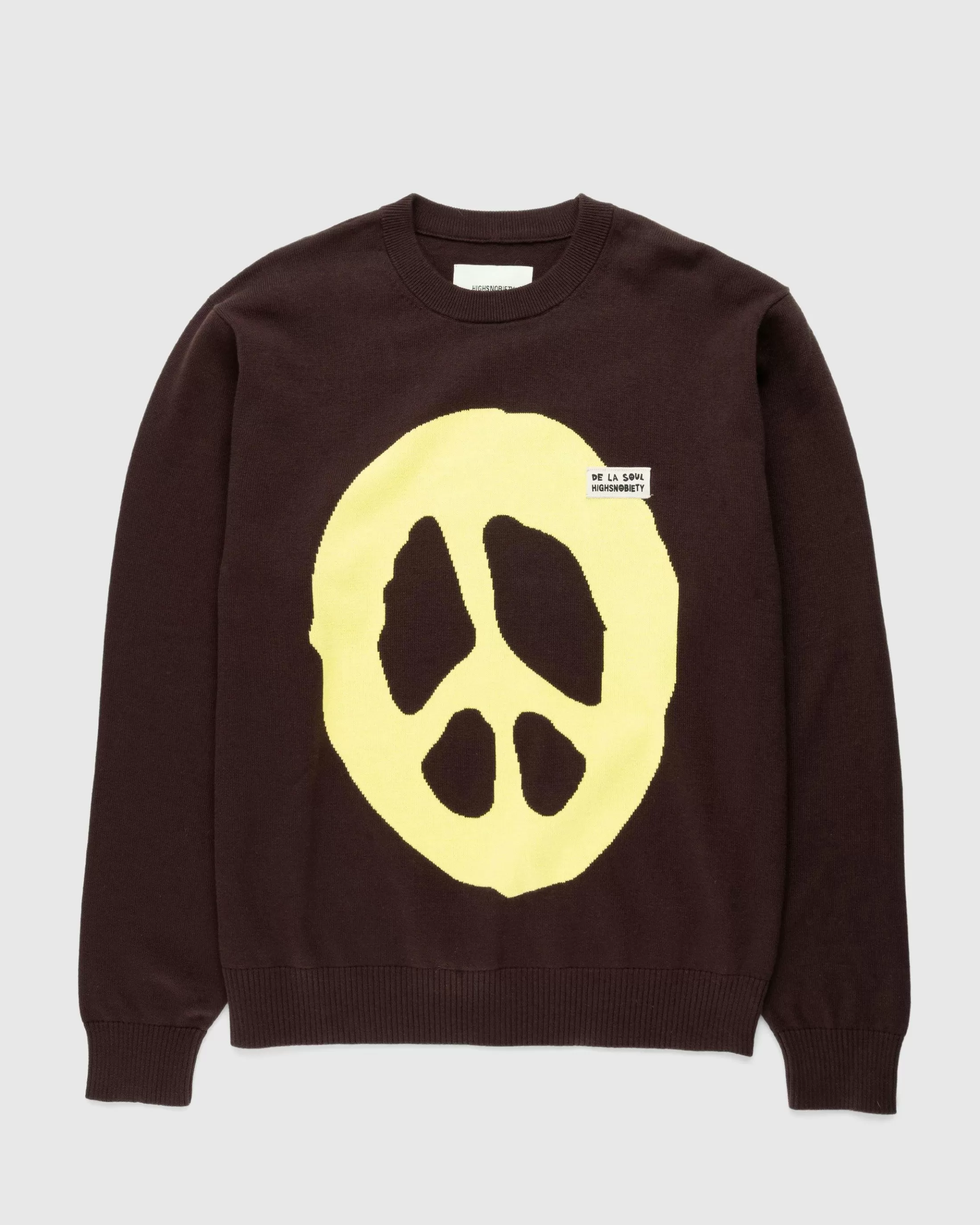 Outlet Highsnobiety Knit Crewneck Brown black