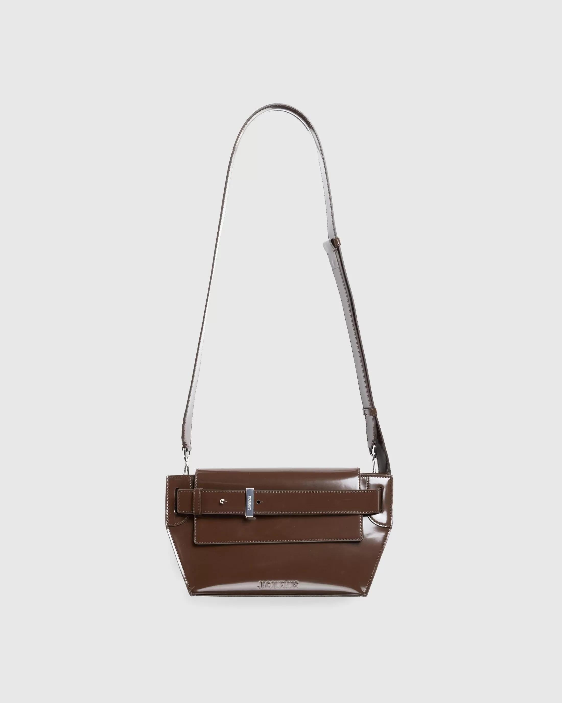 Discount JACQUEMUS Le Messenger Capri Midnight Brown midnightbrown