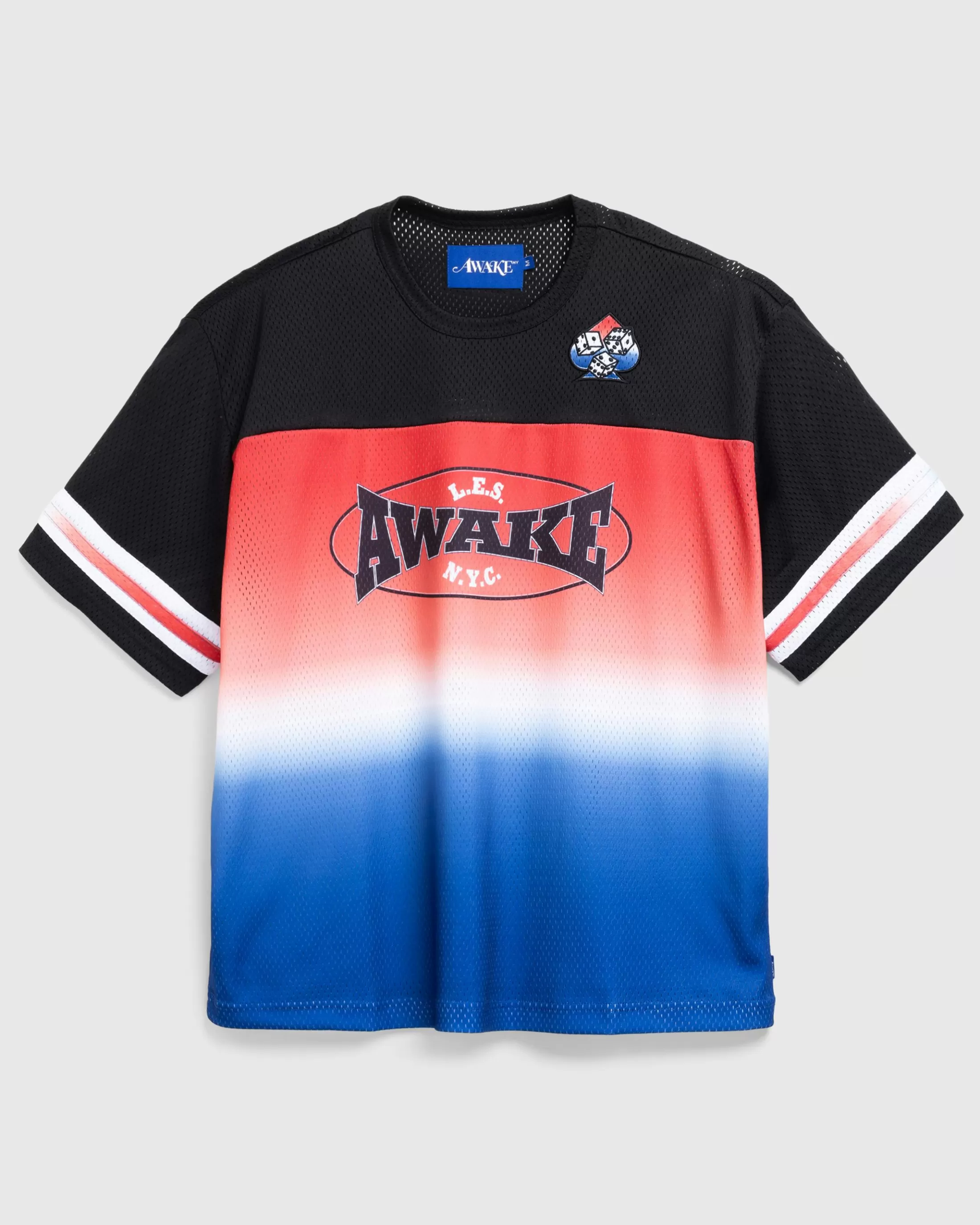 Best Awake NY LES Football Jersey Black/Multi blackmulti