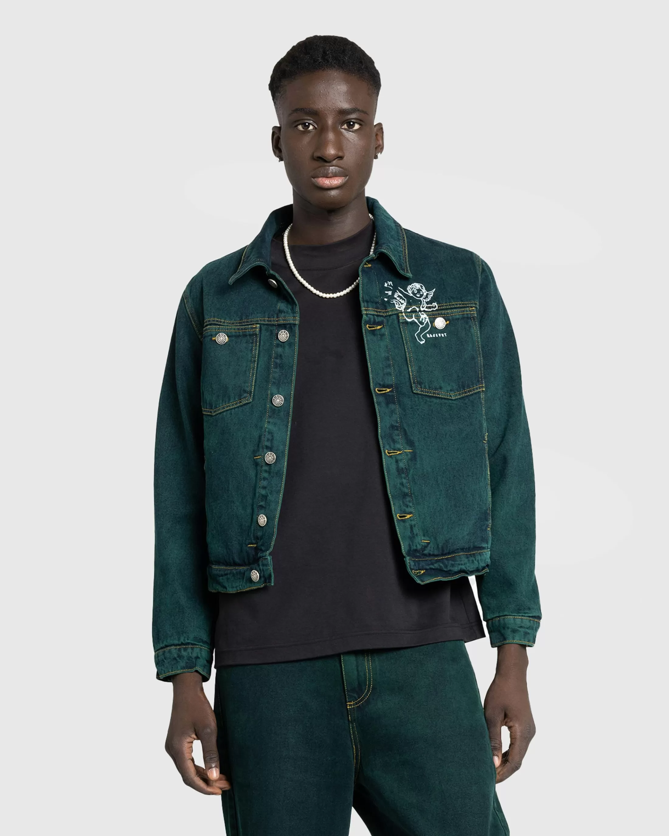 Hot Rassvet Lined Denim Jacket Woven green