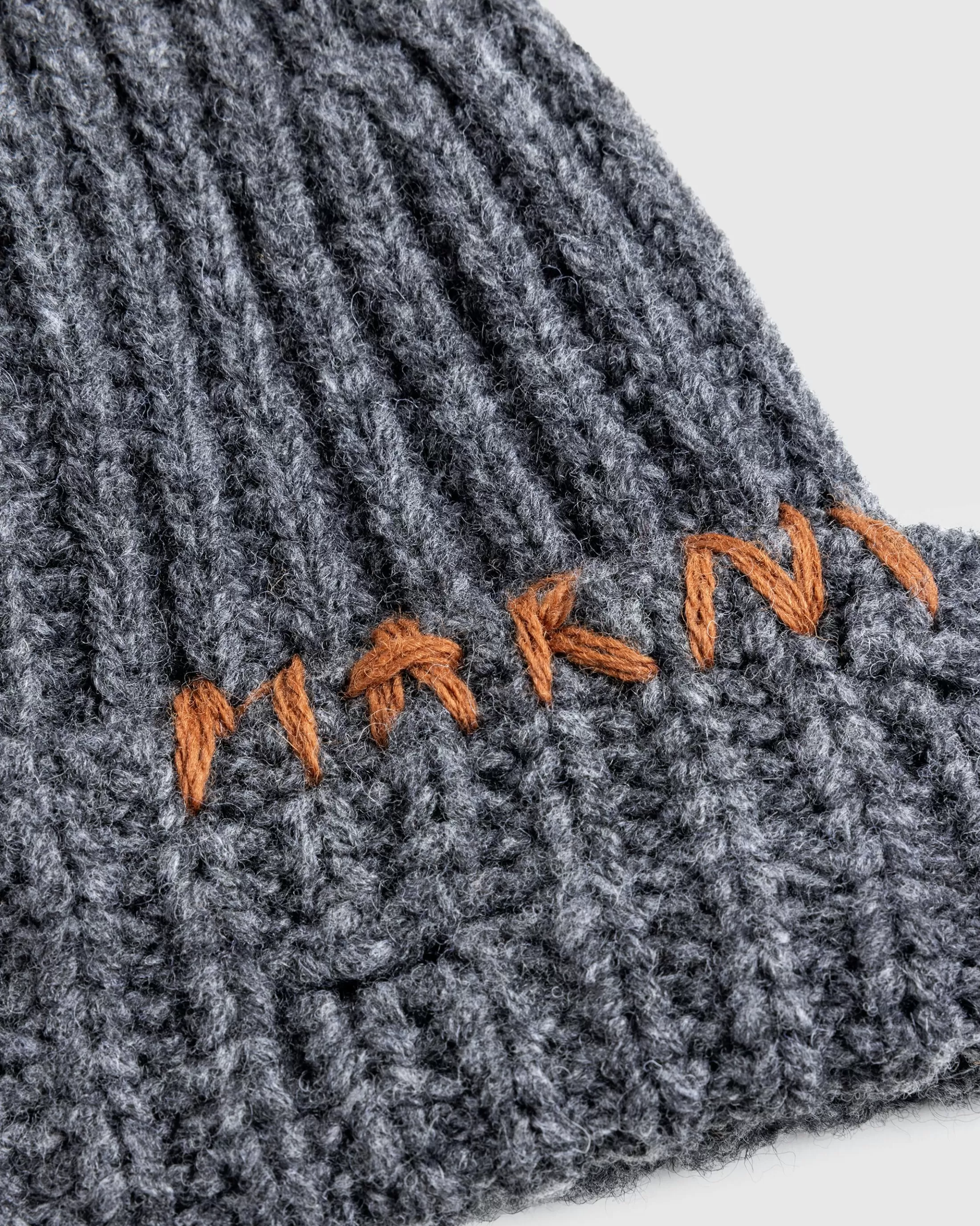 Hot Marni Logo Beanie granite