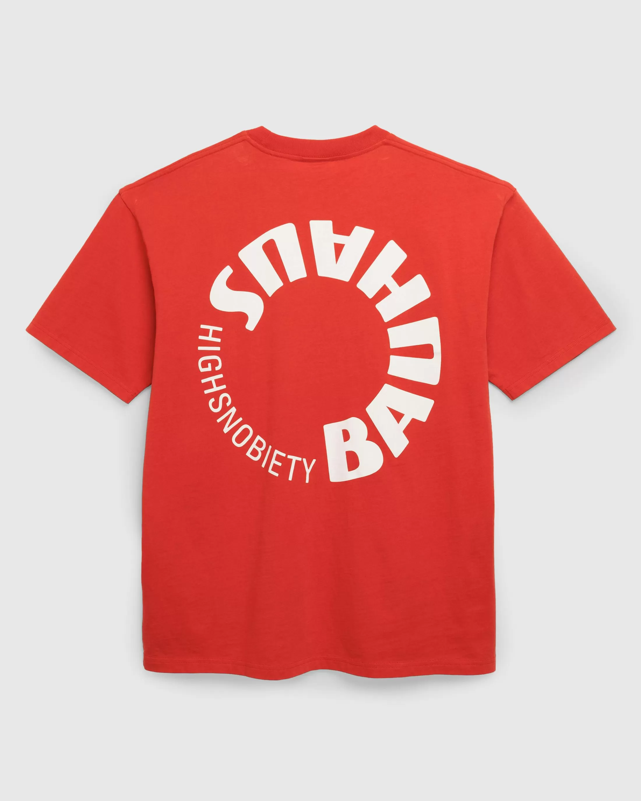 New Highsnobiety Logo T-Shirt Dusty Red dustyred